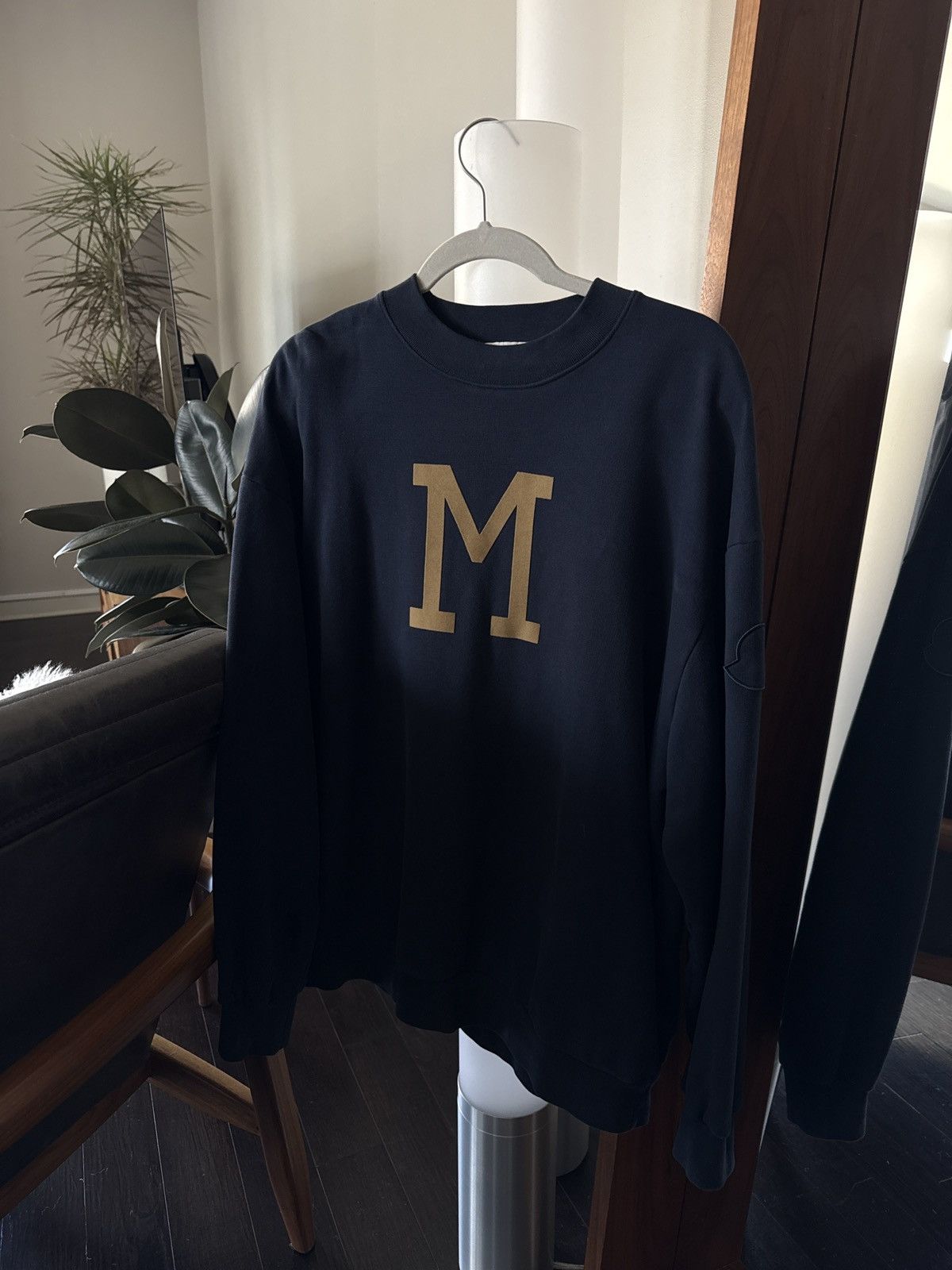Monocle Moncler Monogram Crewneck Sweatshirt Size US XL / EU 56 / 4 - 7 Thumbnail