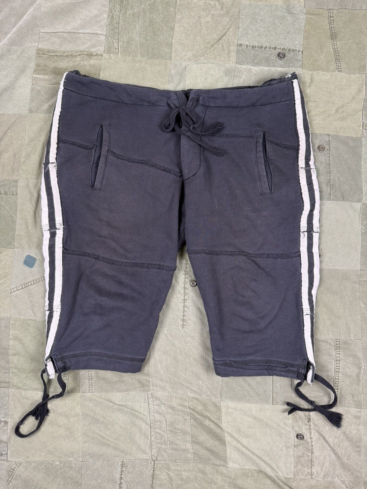 Greg Lauren Fleece Scrapwork Short Size US 34 / EU 50 - 1 Thumbnail