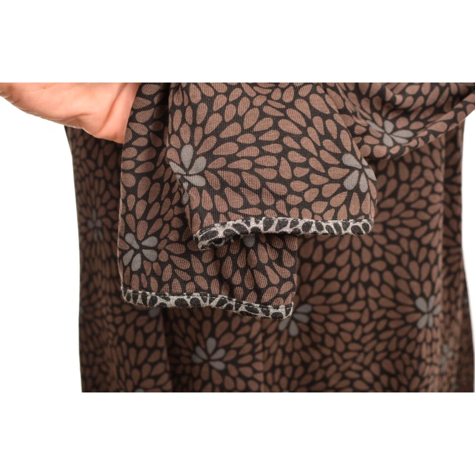 Vintage Gudrun Sjoden Lyocell Cotton Blend Tunic Dress Greece Dress L Womens Brown A-Line Knee Length Size L / US 10 / IT 46 - 4 Thumbnail