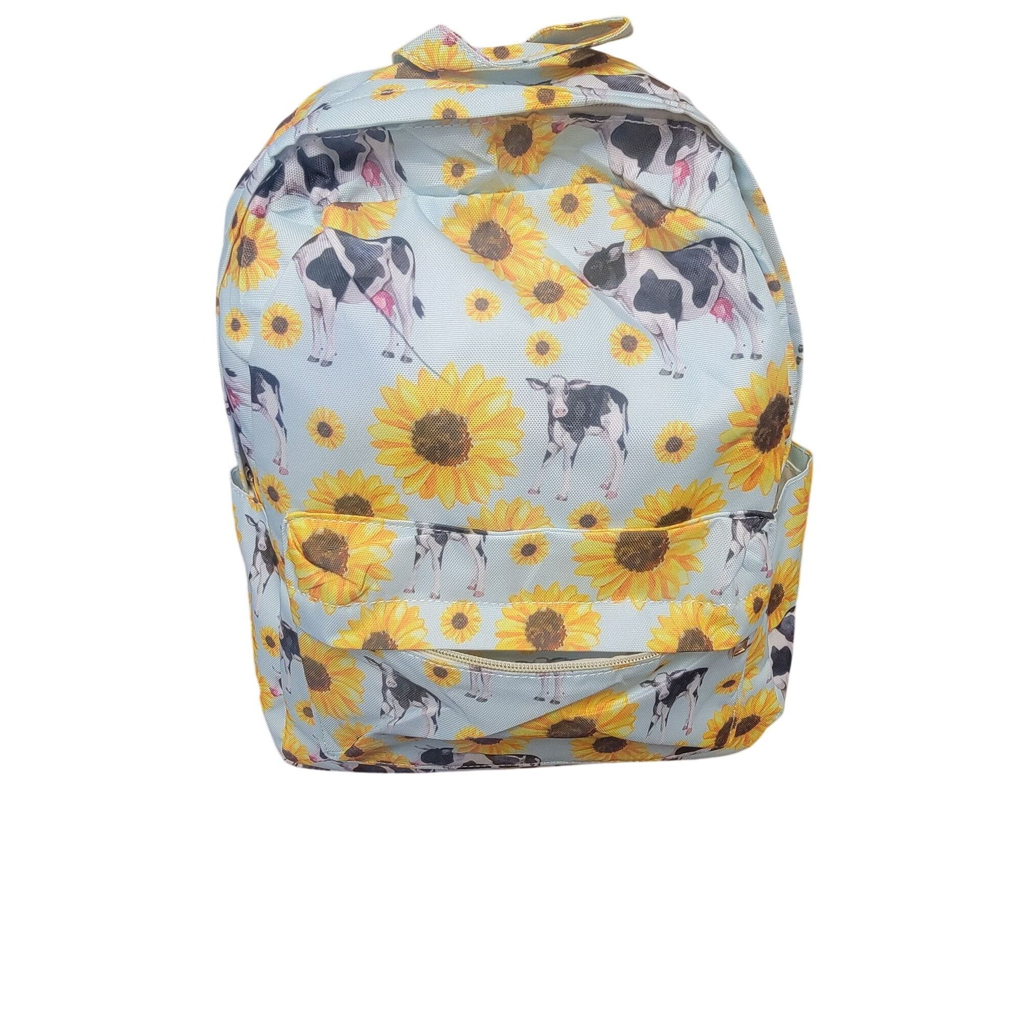 Other Cows and Sunflowers Yellow Flower Girls Backpack Size ONE SIZE - 3 Thumbnail