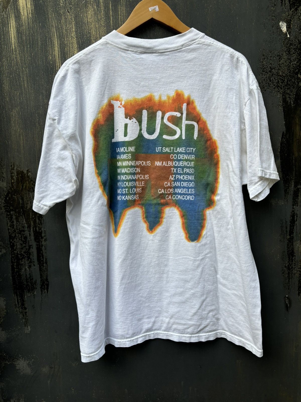 Band Tees VERY RARE! Vintage 1997 Bush Tour Band Tees Rock Size US XL / EU 56 / 4 - 6 Thumbnail