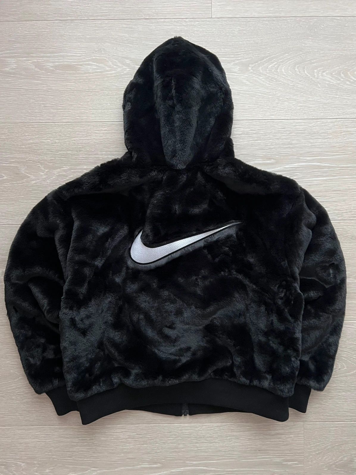 Nike Spring jacket puffer Nike big logo Size L / US 10 / IT 46 - 1 Thumbnail