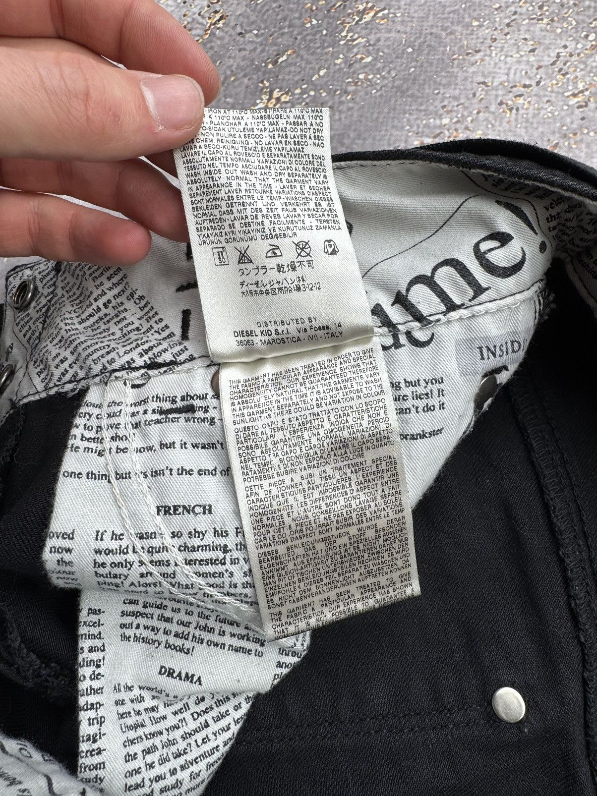 John Galliano × Vintage John Galliano Double Belted Vintage Mini Skirt Size 32" / US 10 / IT 46 - 7 Thumbnail