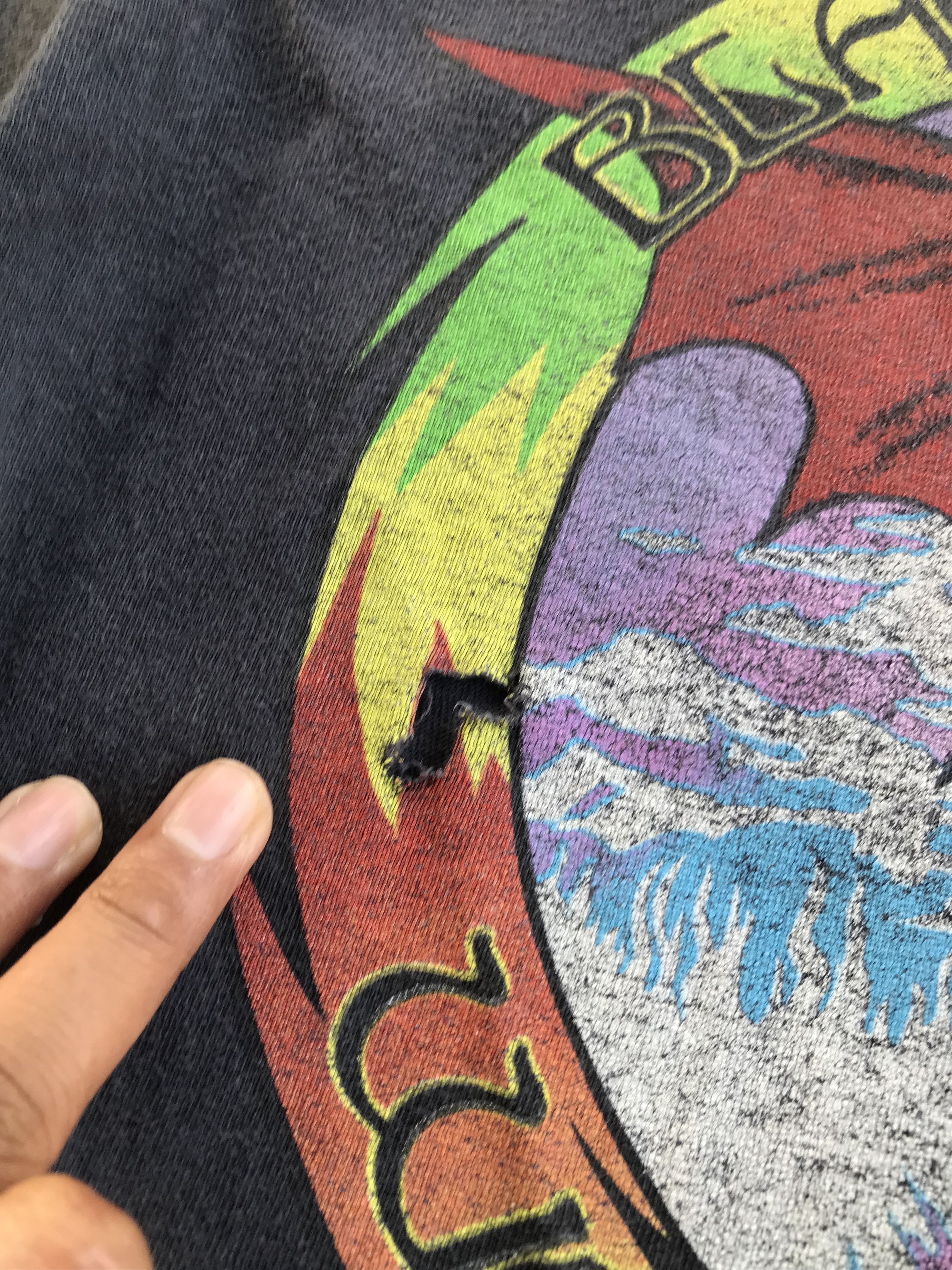 Black Sabbath Y2K Trashed Faded Black Sabbath Ozzy World Tour Tee Size US L / EU 52-54 / 3 - 2 Thumbnail