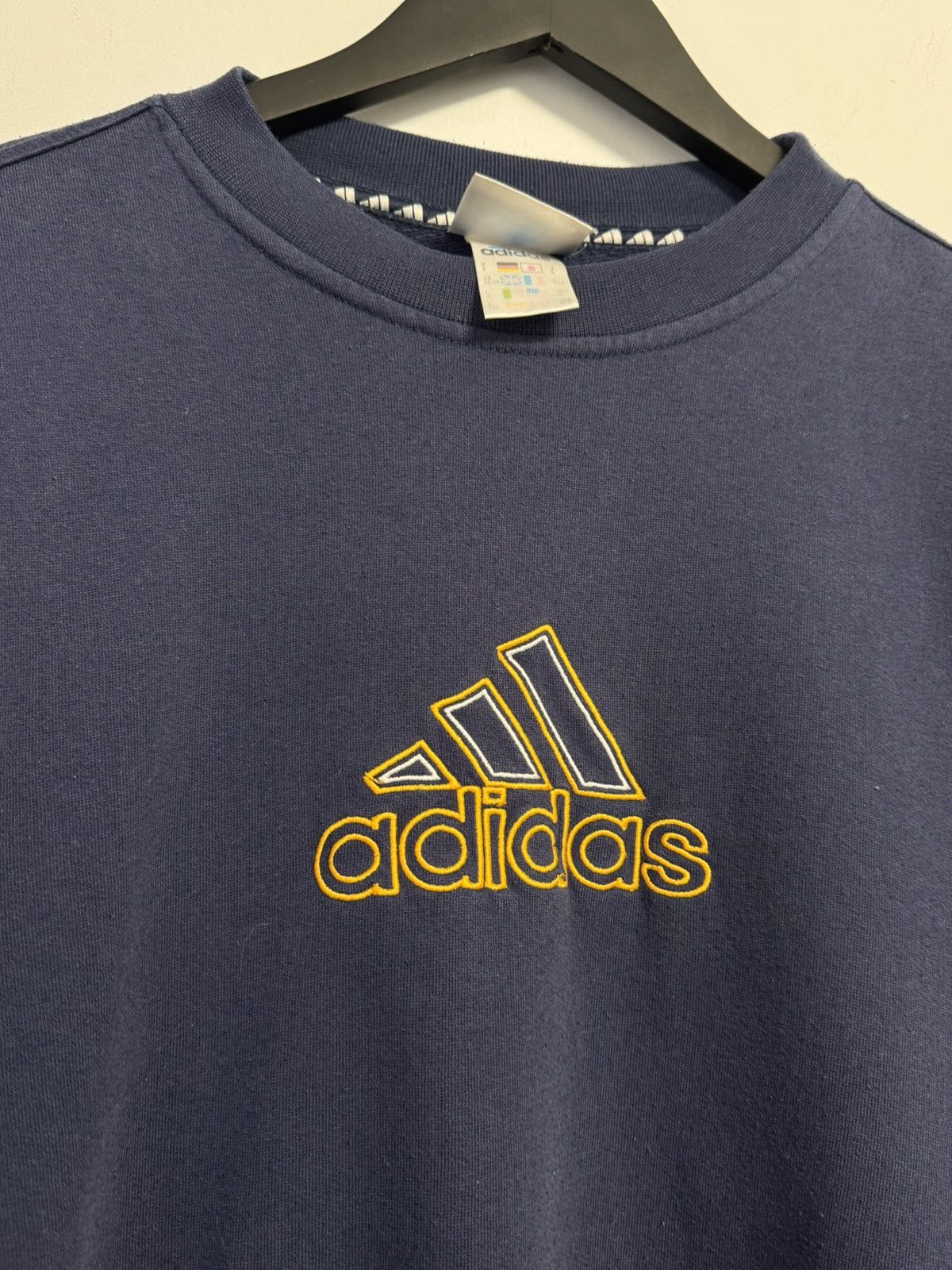 Adidas Adidas Sweatshirt Vintage 90’S Big Logo Style Size US M / EU 48-50 / 2 - 7 Thumbnail