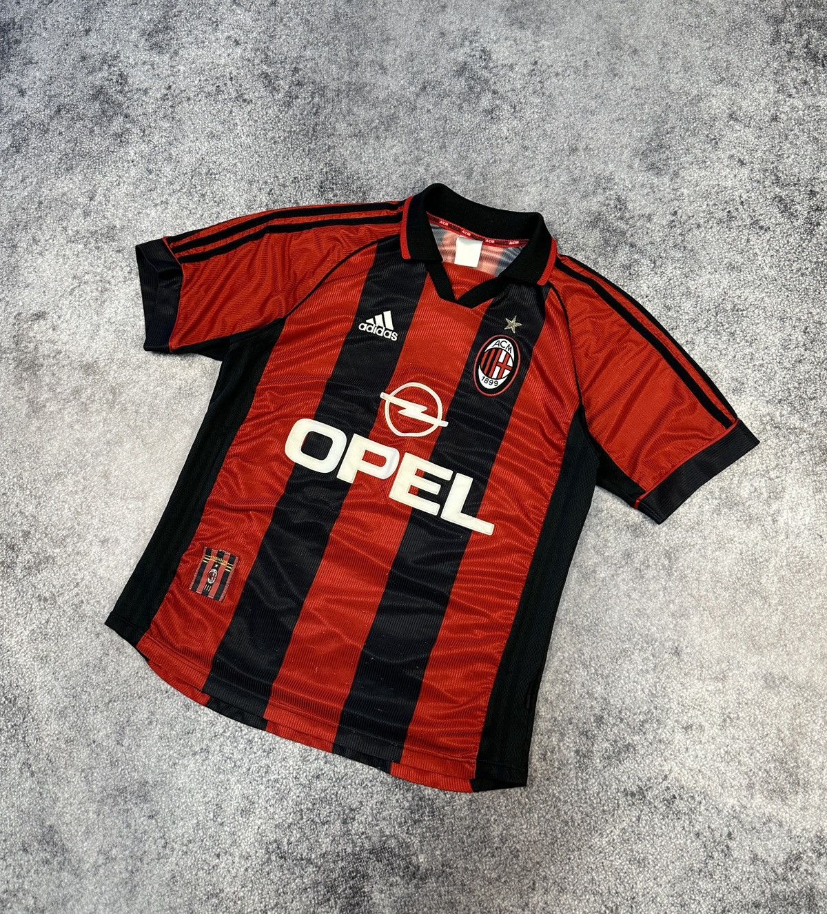 Vintage Adidas Milan Soccer Jersey Blokecore Rare Style S