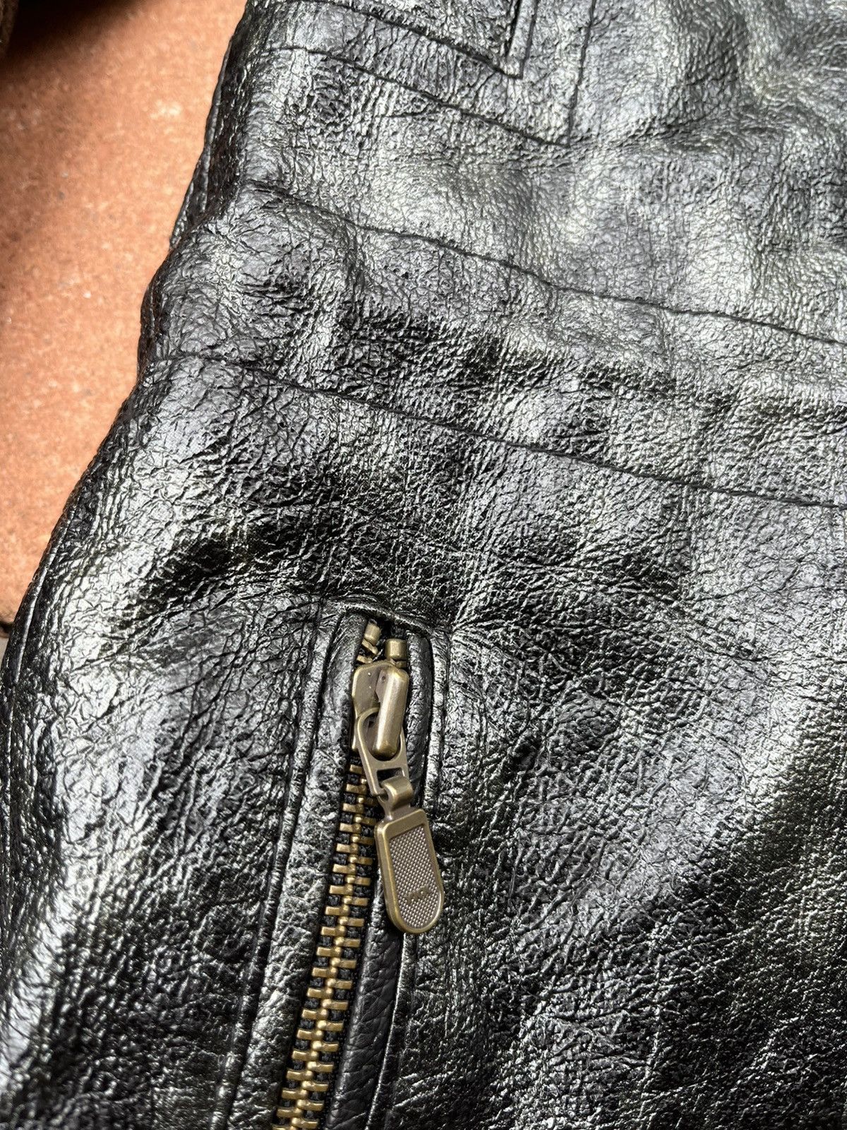 Tornado Mart vintage tornado mart Long Trench leather Jacket parkan Size US L / EU 52-54 / 3 - 9 Thumbnail
