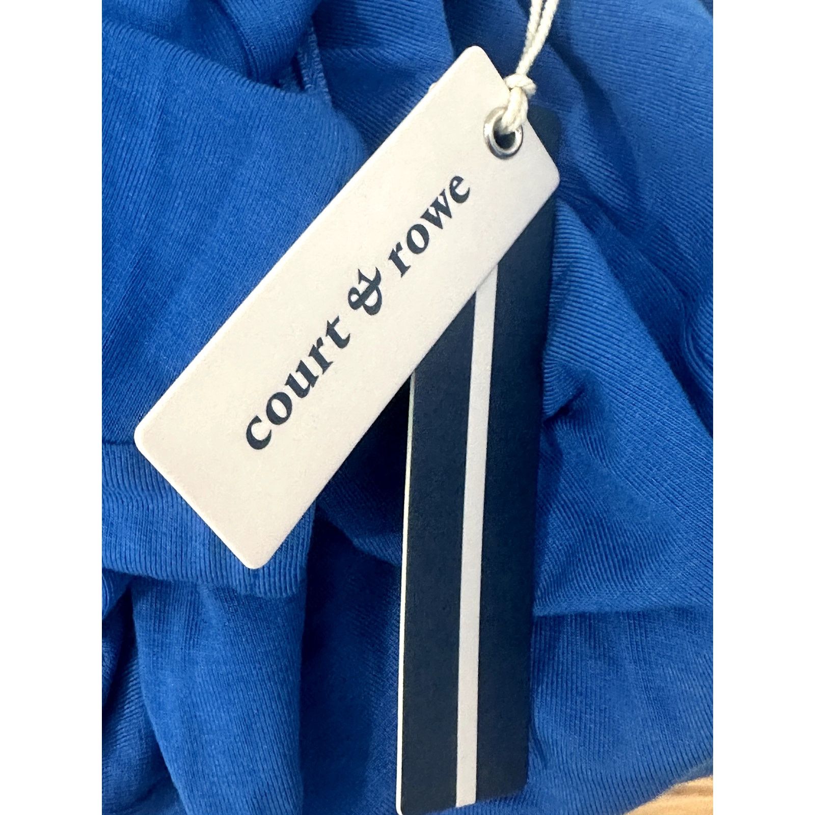 Other Court & Rowe Womens Blue Sleeveless Turtle Neck Blouse S NWT Size S / US 4 / IT 40 - 7 Thumbnail