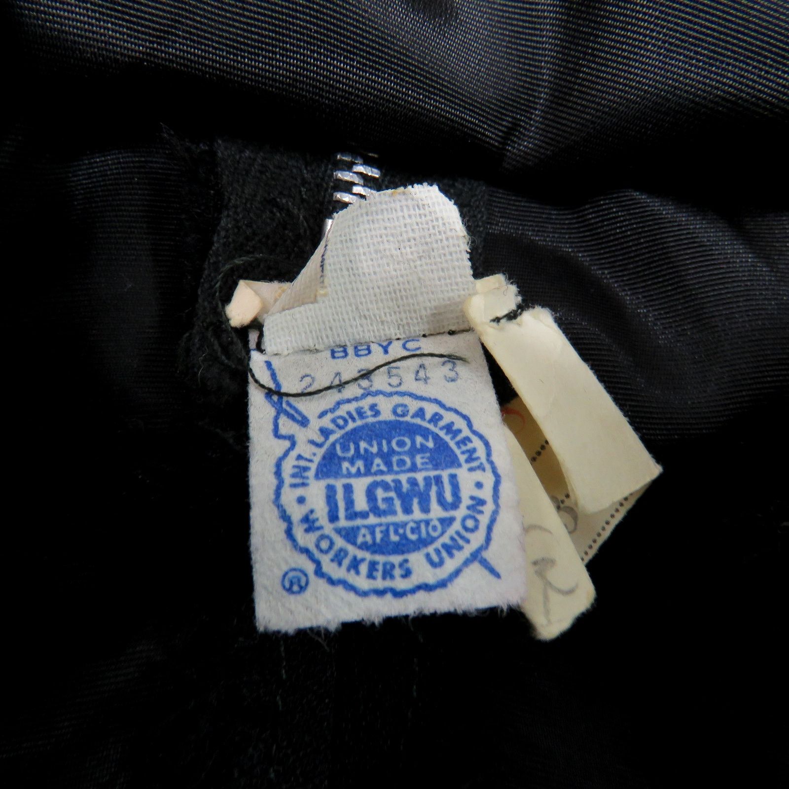 Vintage 1970s Vintage Union Made Black Dress Medium Size M / US 6-8 / IT 42-44 - 7 Thumbnail