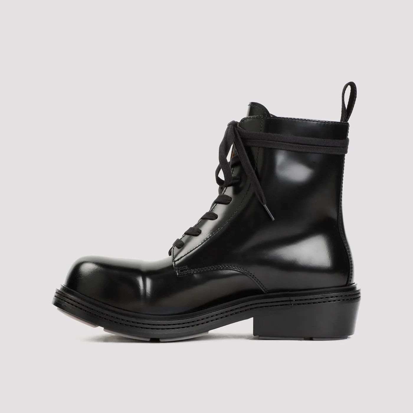Bottega Veneta o1bcso1str0226 Fireman Lace-Up Boots in Black Size US 8 / EU 41 - 2 Thumbnail