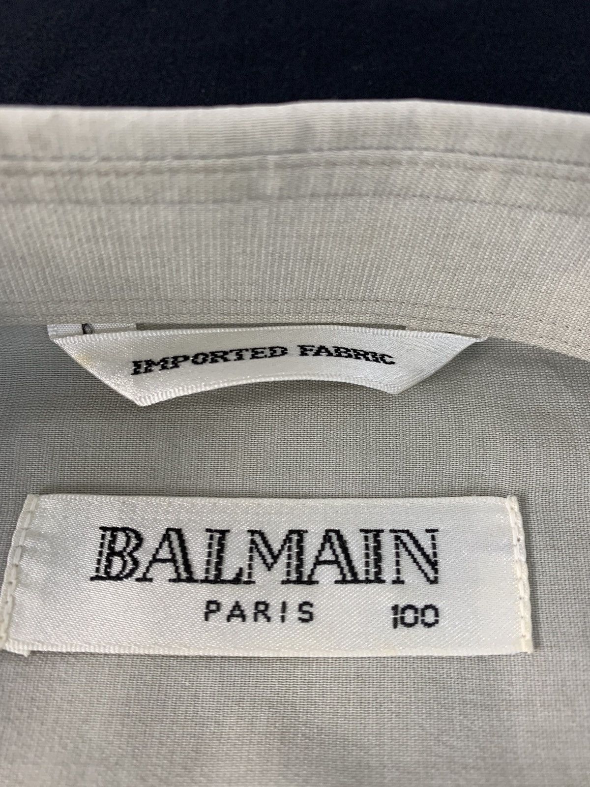 Balmain Hype Balmain Paris Simple Button Up Shirt Office Wear Design Size US XL / EU 56 / 4 - 2 Thumbnail