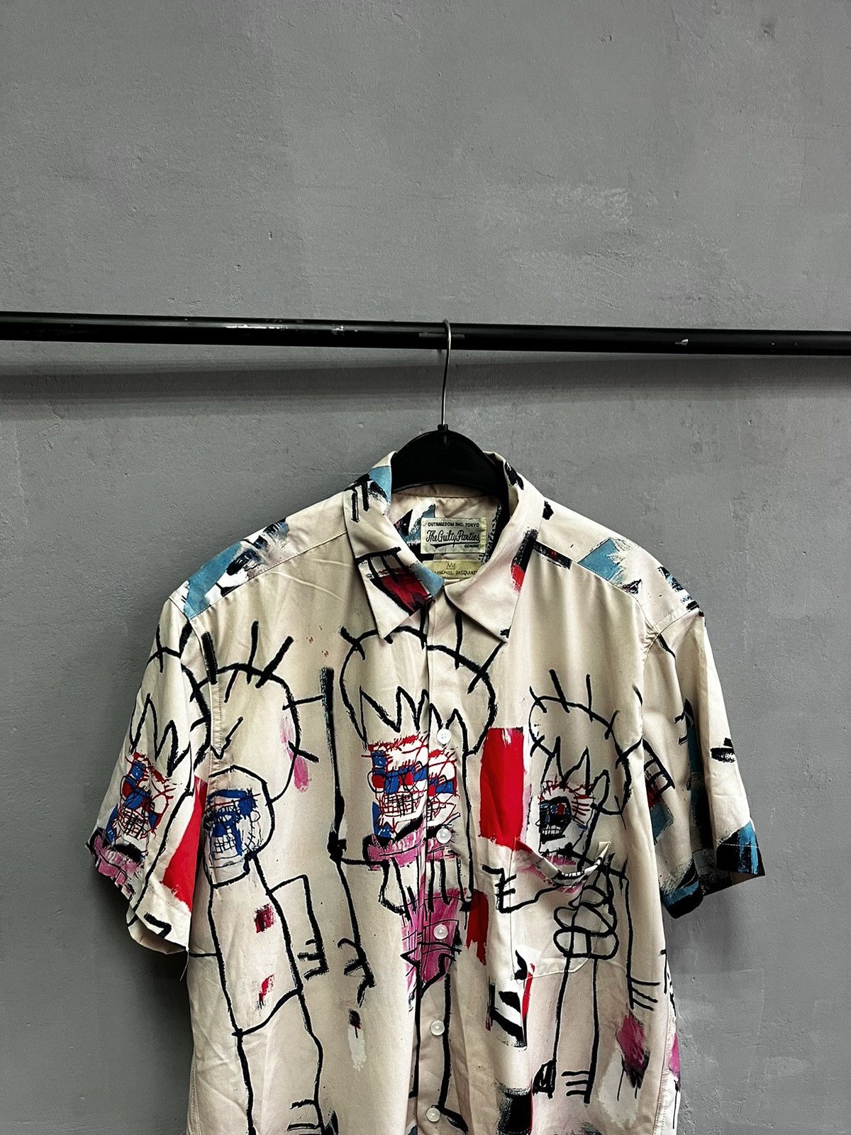 Japanese Brand × Wacko Maria Wacko Maria Basquiat Hawaiian shirt L under the water one Size US L / EU 52-54 / 3 - 3 Thumbnail
