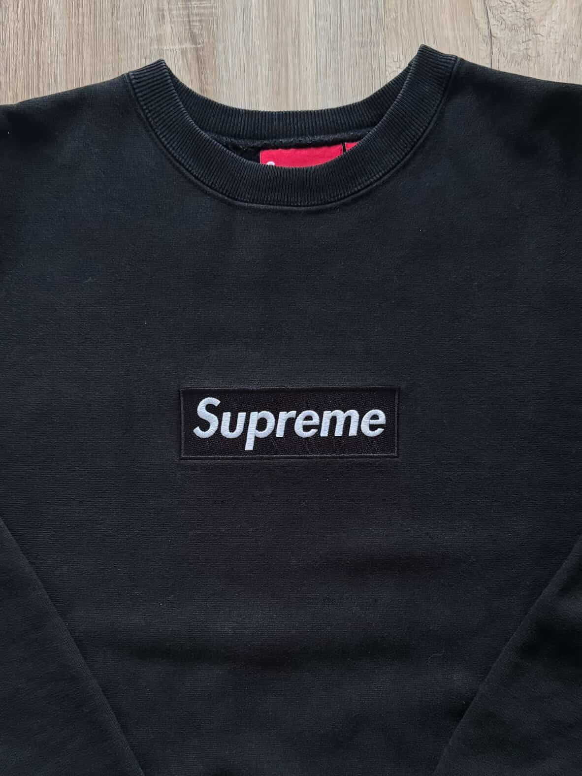 Supreme 1999 Supreme Black Box Logo Crewneck Size US L / EU 52-54 / 3 - 3 Thumbnail