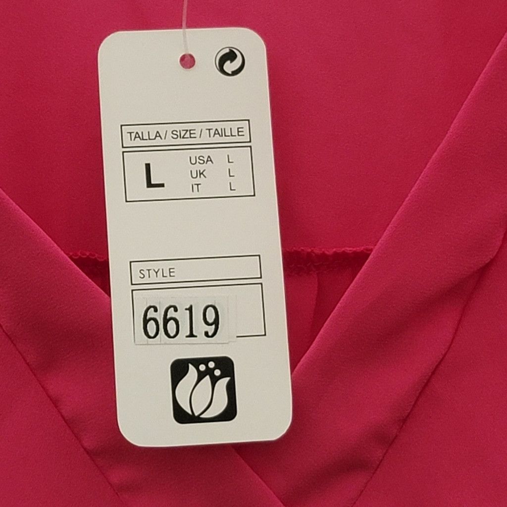 Other NWT Jon & Anna Hot Pink Semi Sheer Sleeveless Blouse Size L / US 10 / IT 46 - 2 Thumbnail