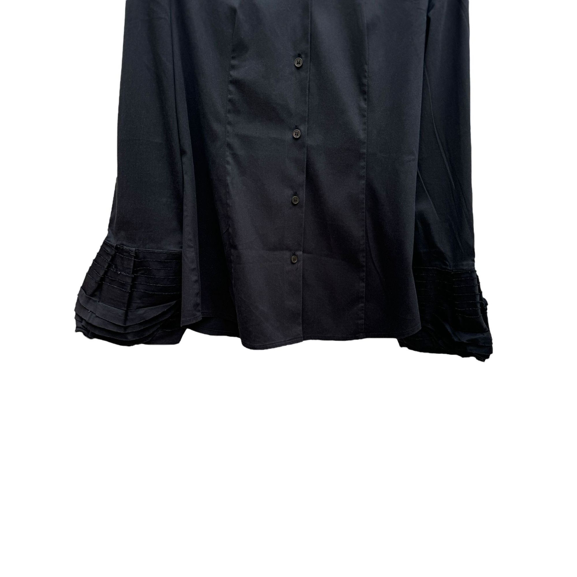 Miu Miu Black Cotton Shirt Size XS / US 0-2 / IT 36-38 - 3 Thumbnail
