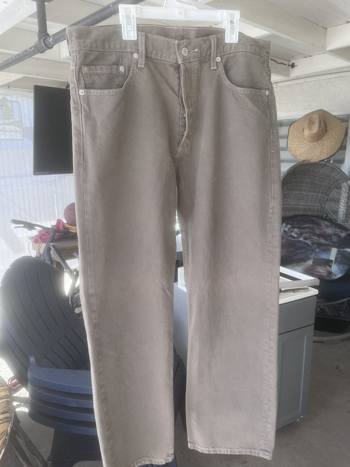 Levi's × Vintage Levi's Vintage 501 Olive Green Size US 36 / EU 52 - 1 Thumbnail
