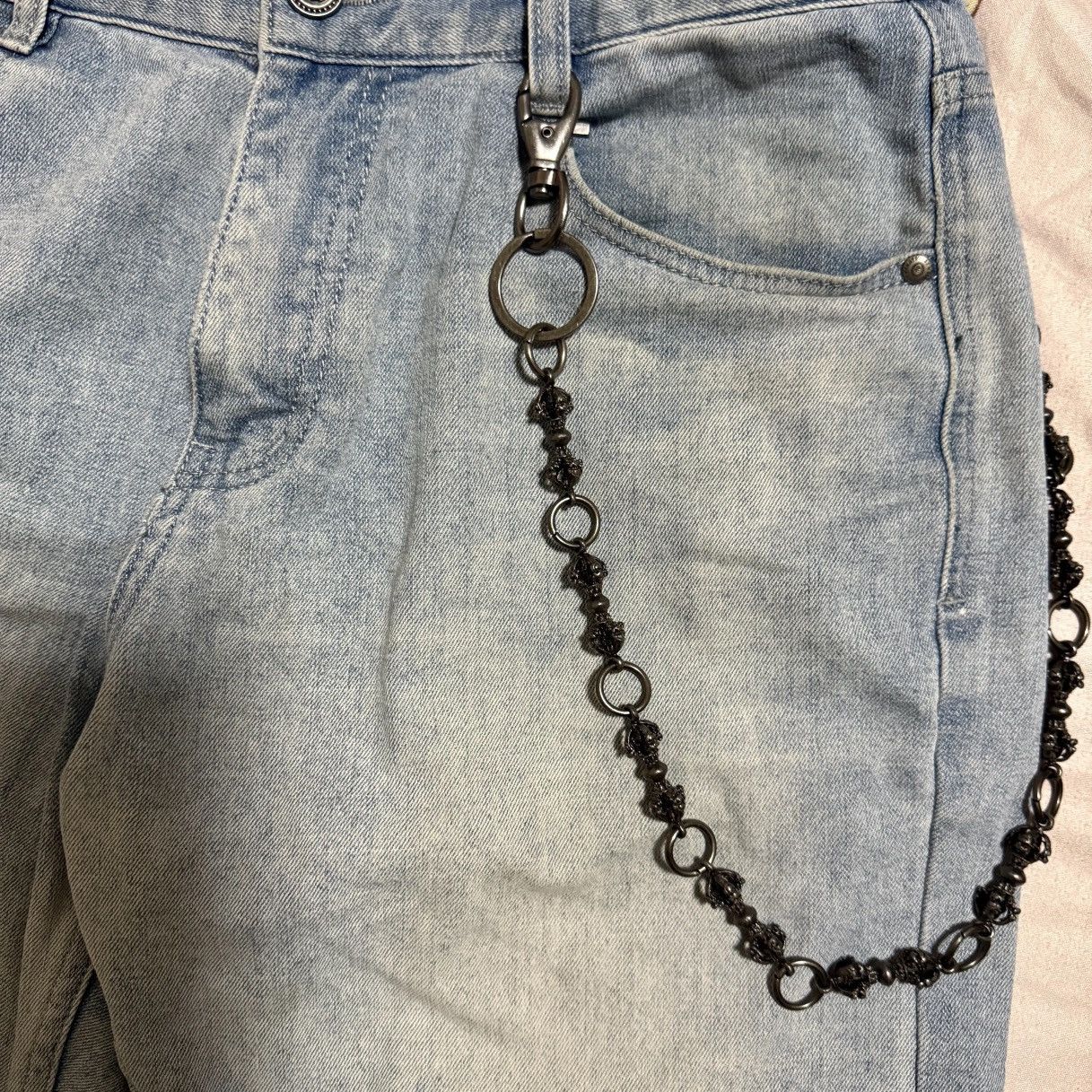 Vintage Pattern Metal Hook wallet jeans chain accessories Size ONE SIZE - 6 Thumbnail