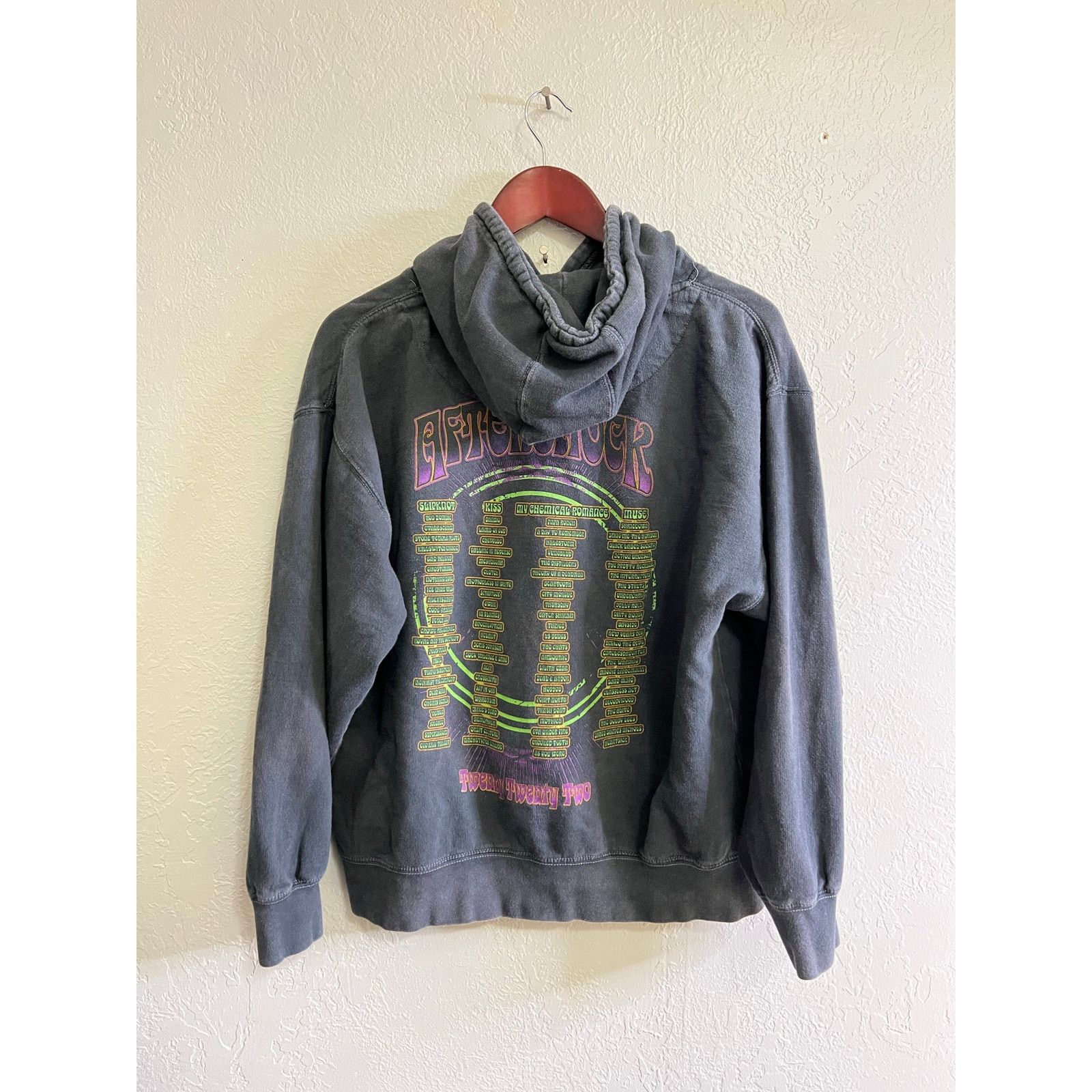 Vintage Aftershock Hoodie Sweatshirt Men's L/XL Music Festival Rock Size US L / EU 52-54 / 3 - 4 Thumbnail