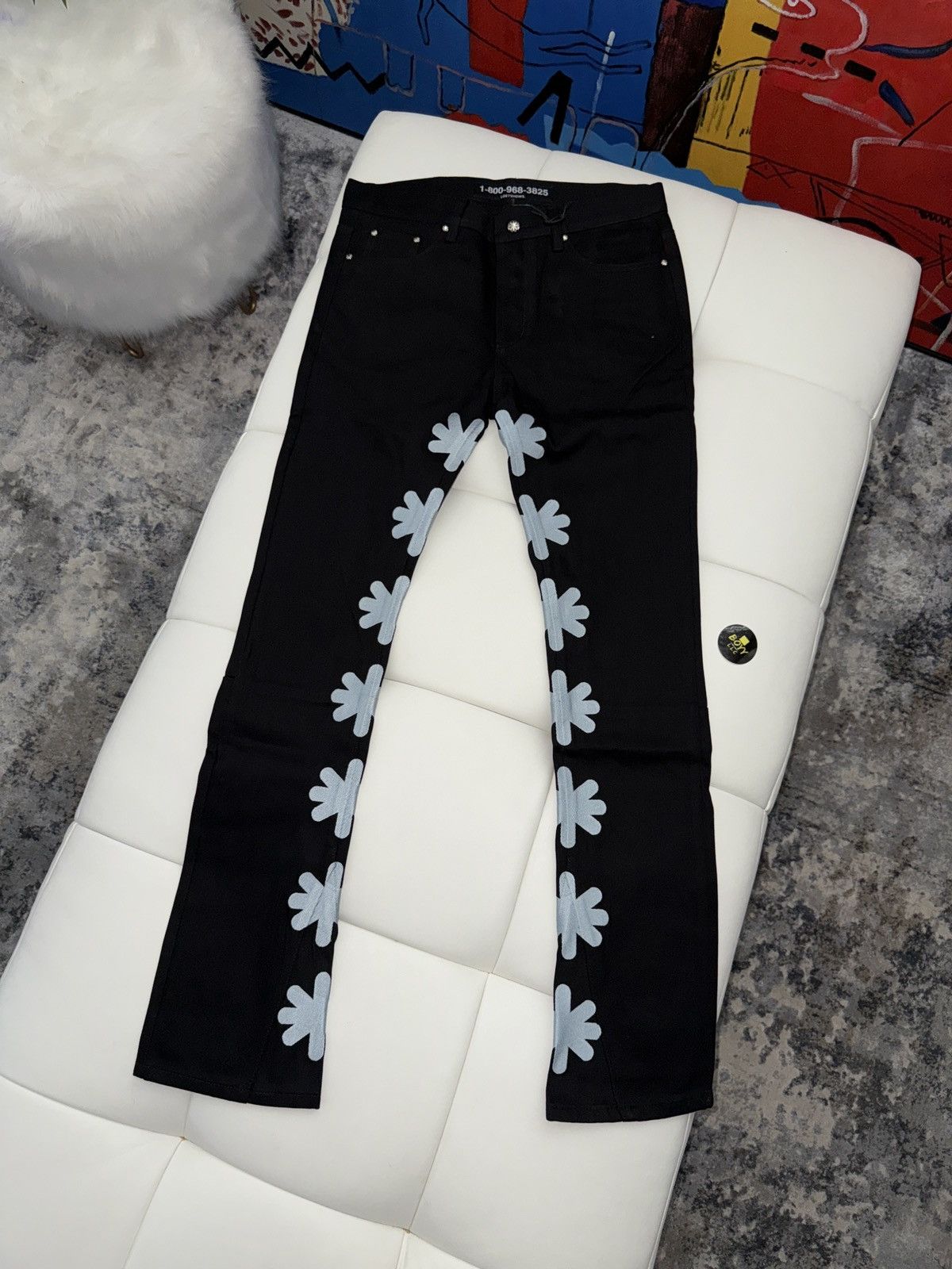 LOSTSHDWS Lost shdws denim pants Size US 34 / EU 50 - 1 Thumbnail