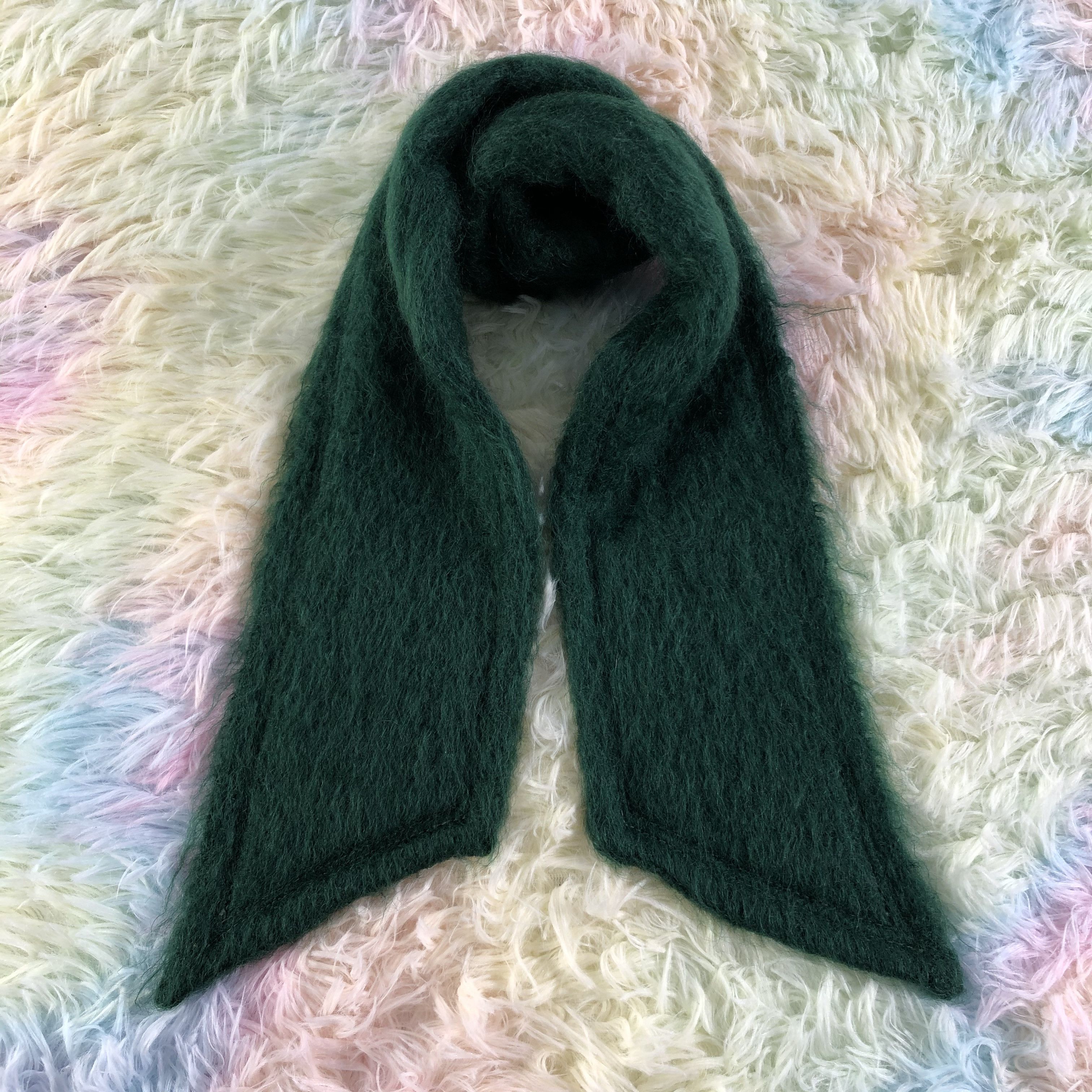 Vintage Mohair Scarf / Muffler / Neckwear - KM149 Size ONE SIZE - 1 Thumbnail