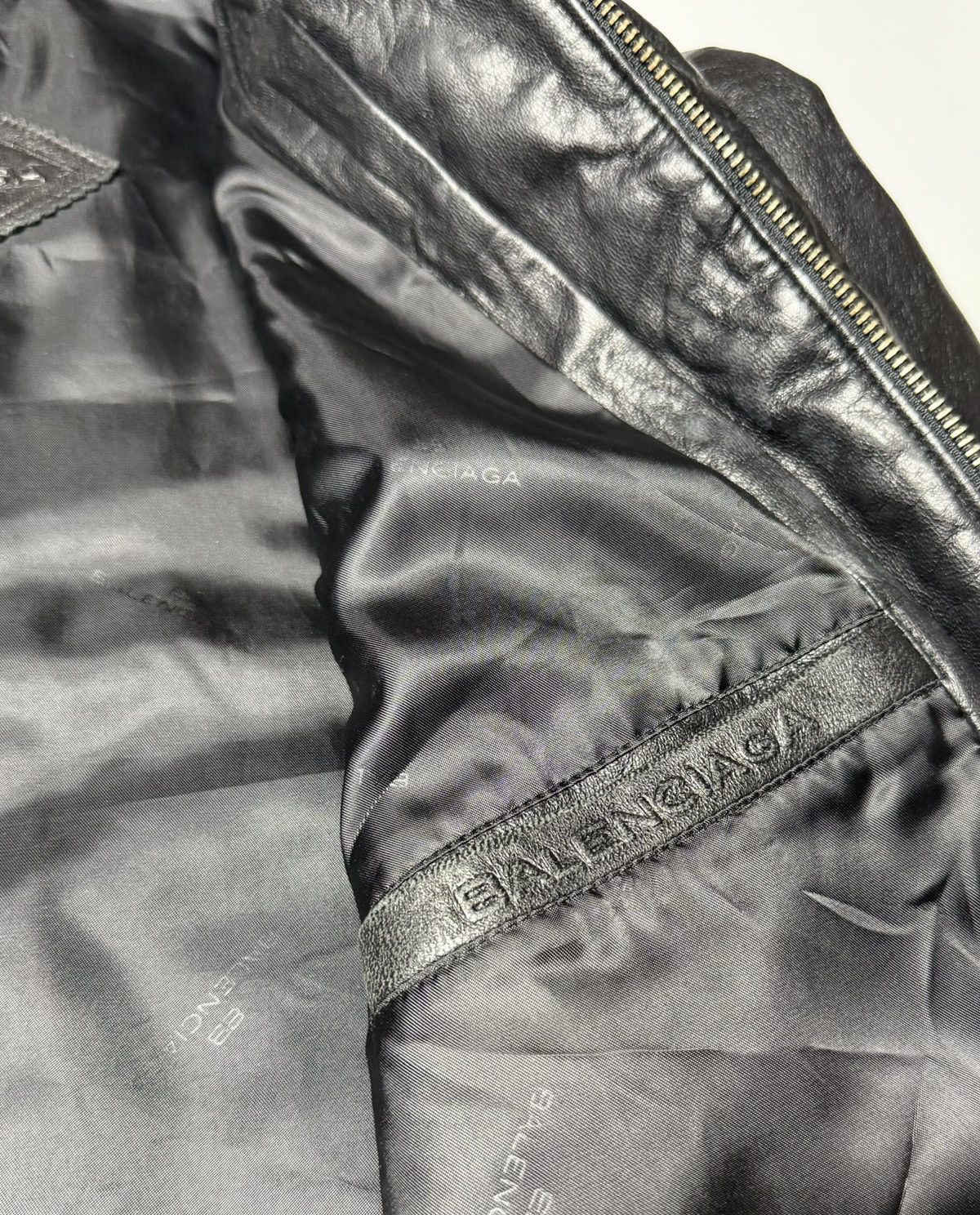 Balenciaga Balenciaga - Nicholas Ghesquière Zip-up leather jacket Size US L / EU 52-54 / 3 - 17 Thumbnail