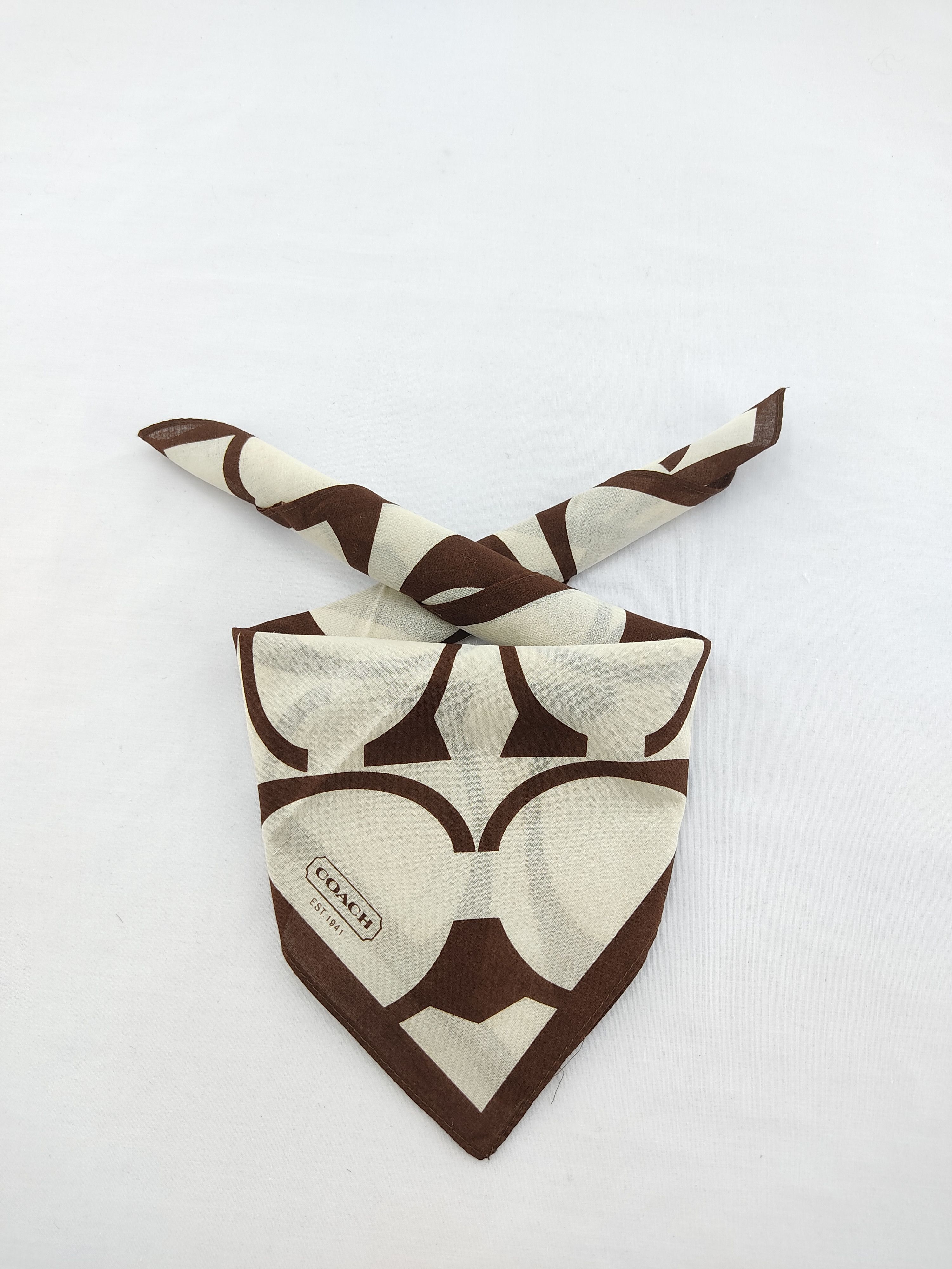 Coach × Vintage Coach Handkerchief / Neckwear / Bandana Size ONE SIZE - 1 Thumbnail