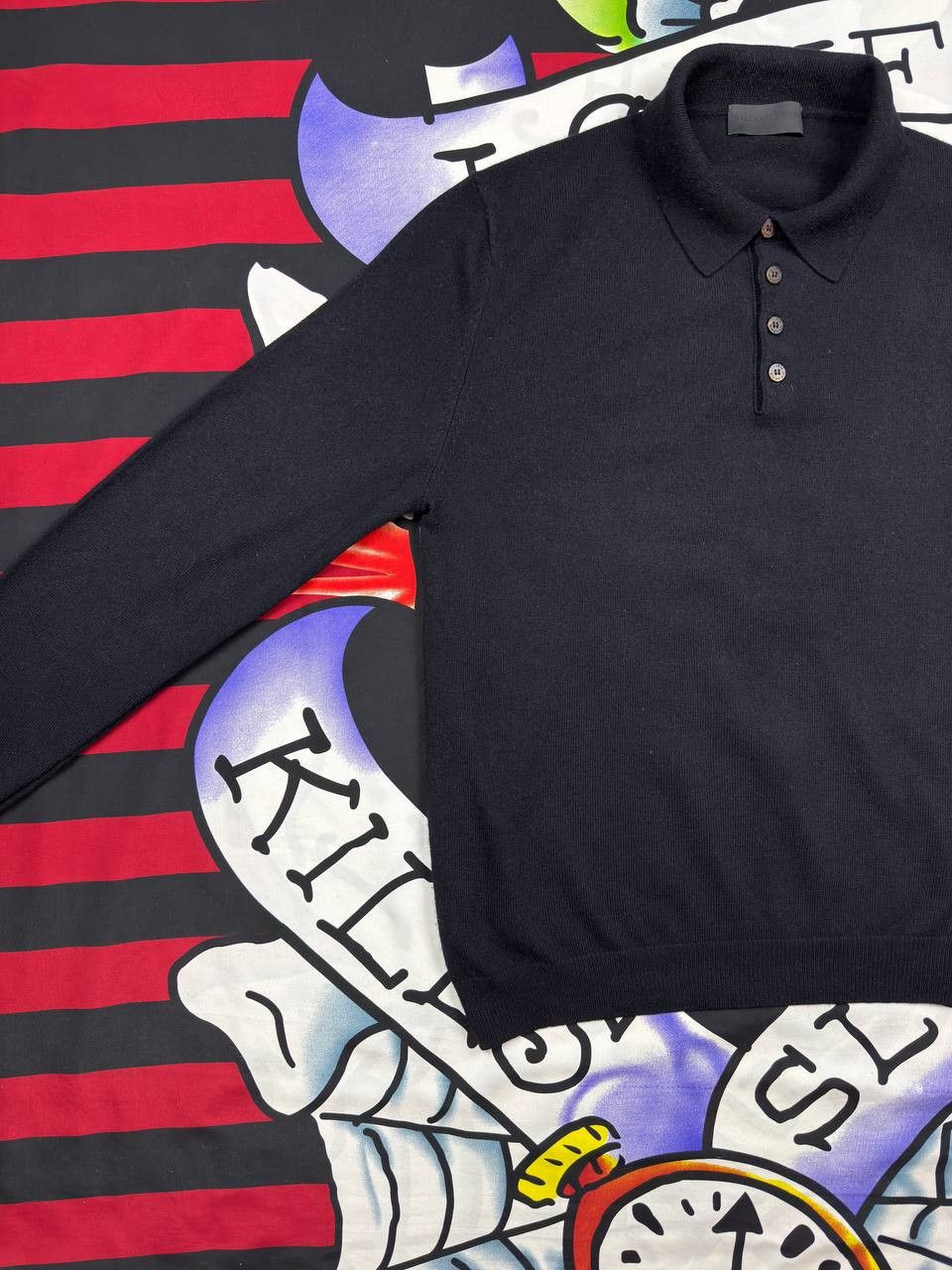 Iris von Arnim Iris Von Arnim Luxury Uomo Cashmere Sweater Navy Jumper Size US S / EU 44-46 / 1 - 3 Thumbnail