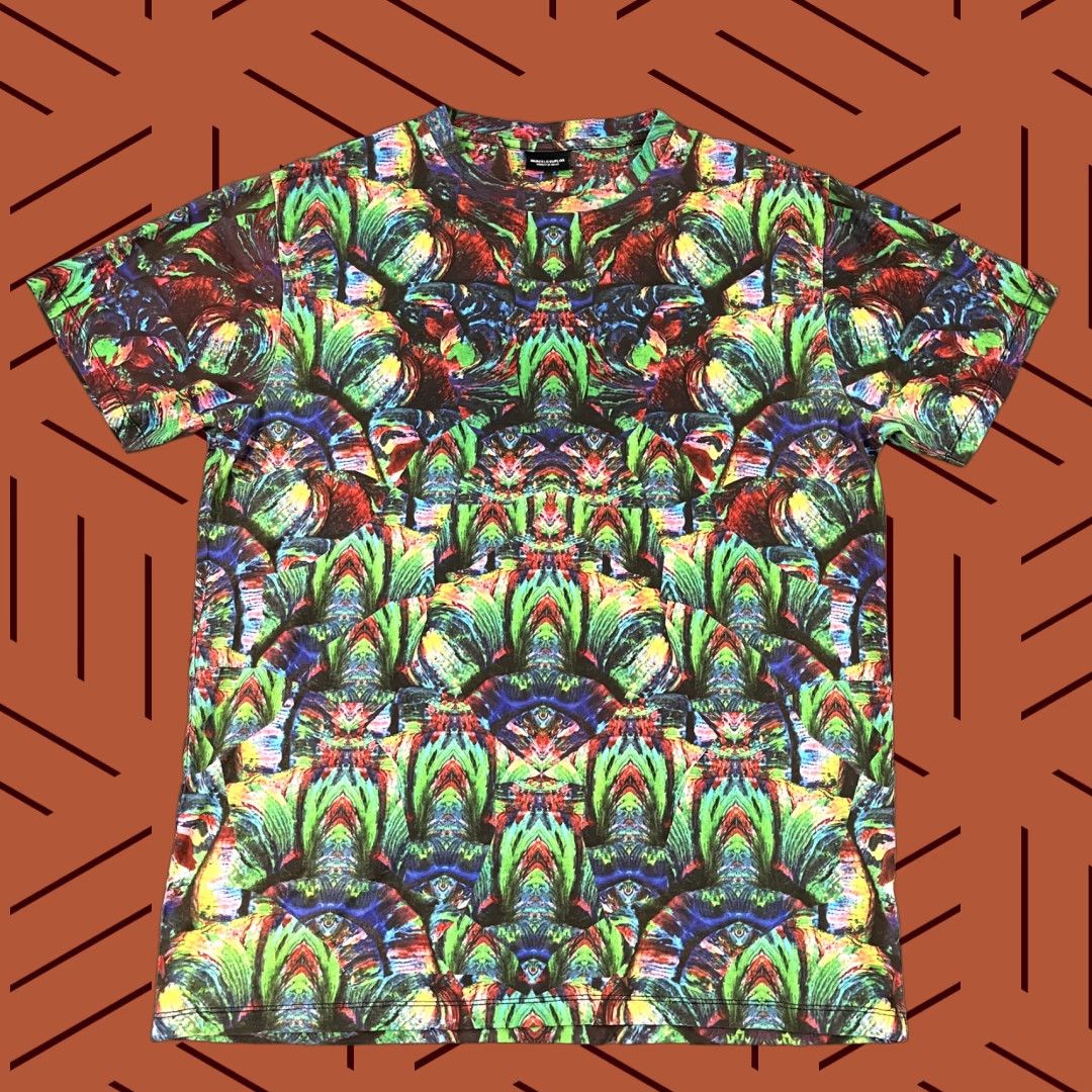 Vintage MARCELO BURLON Shirt Mens Small Pedro Sponge Abstract Art Adult T-Shirt Fun Loud Size US S / EU 44-46 / 1 - 1 Thumbnail