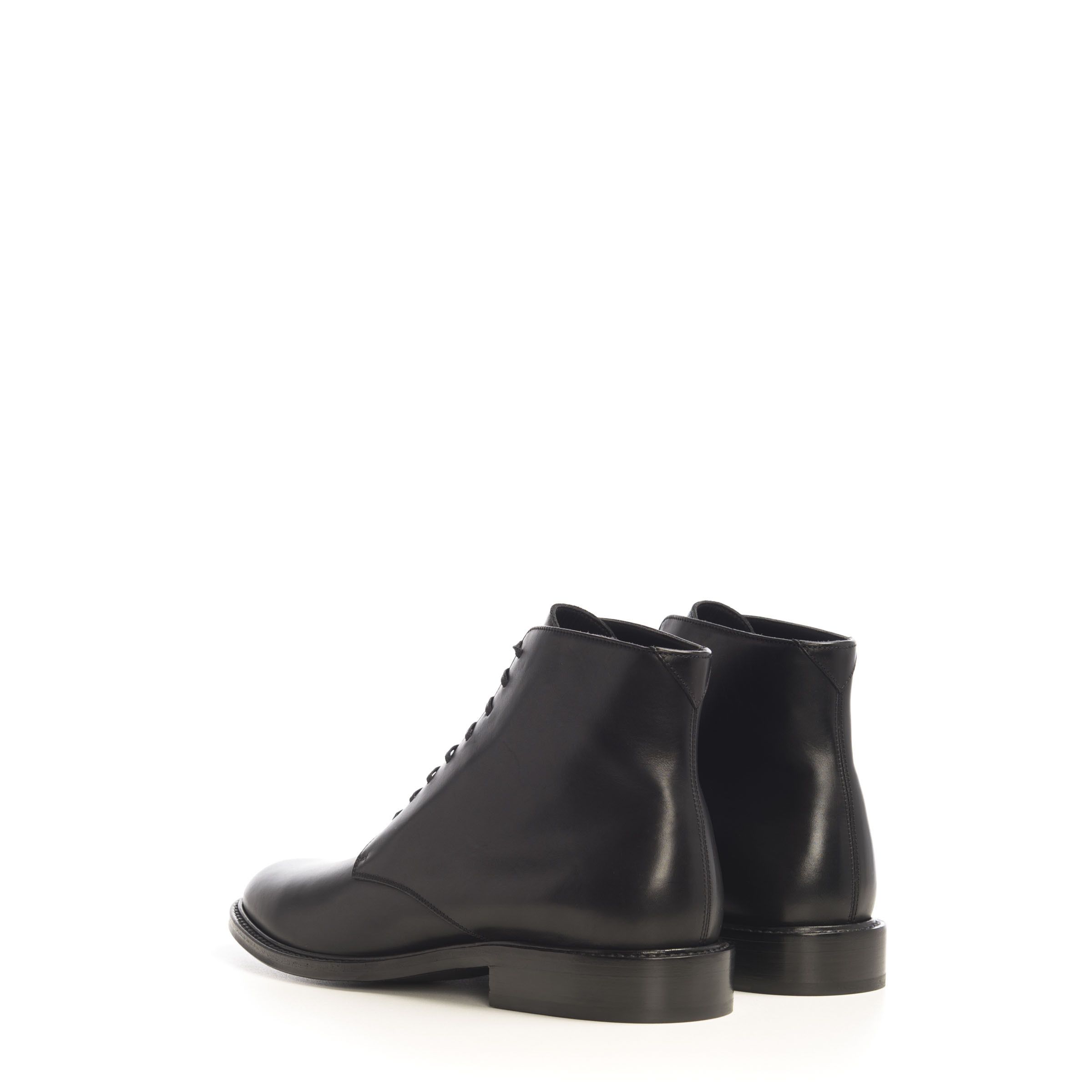 Saint Laurent Paris Army Laced Boots In Smooth Leather Size US 6 / EU 39 - 5 Thumbnail