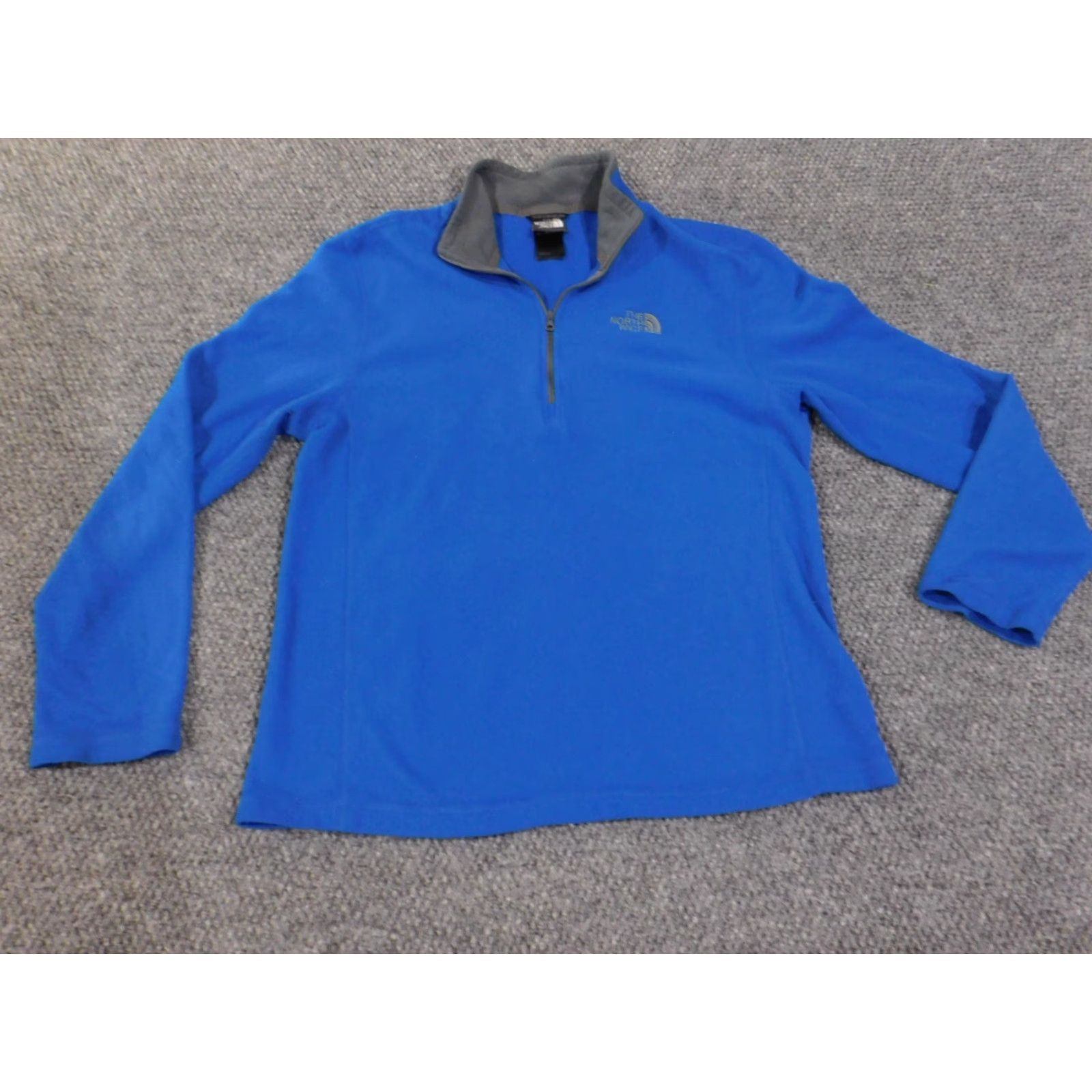 The North Face The North Face Sweatshirt Mens Pullover 1/4 Zip Blue M Fleece Outdoors Logo Regular Outdoors Golf Theme Mens Size US M / EU 48-50 / 2 - 4 Thumbnail