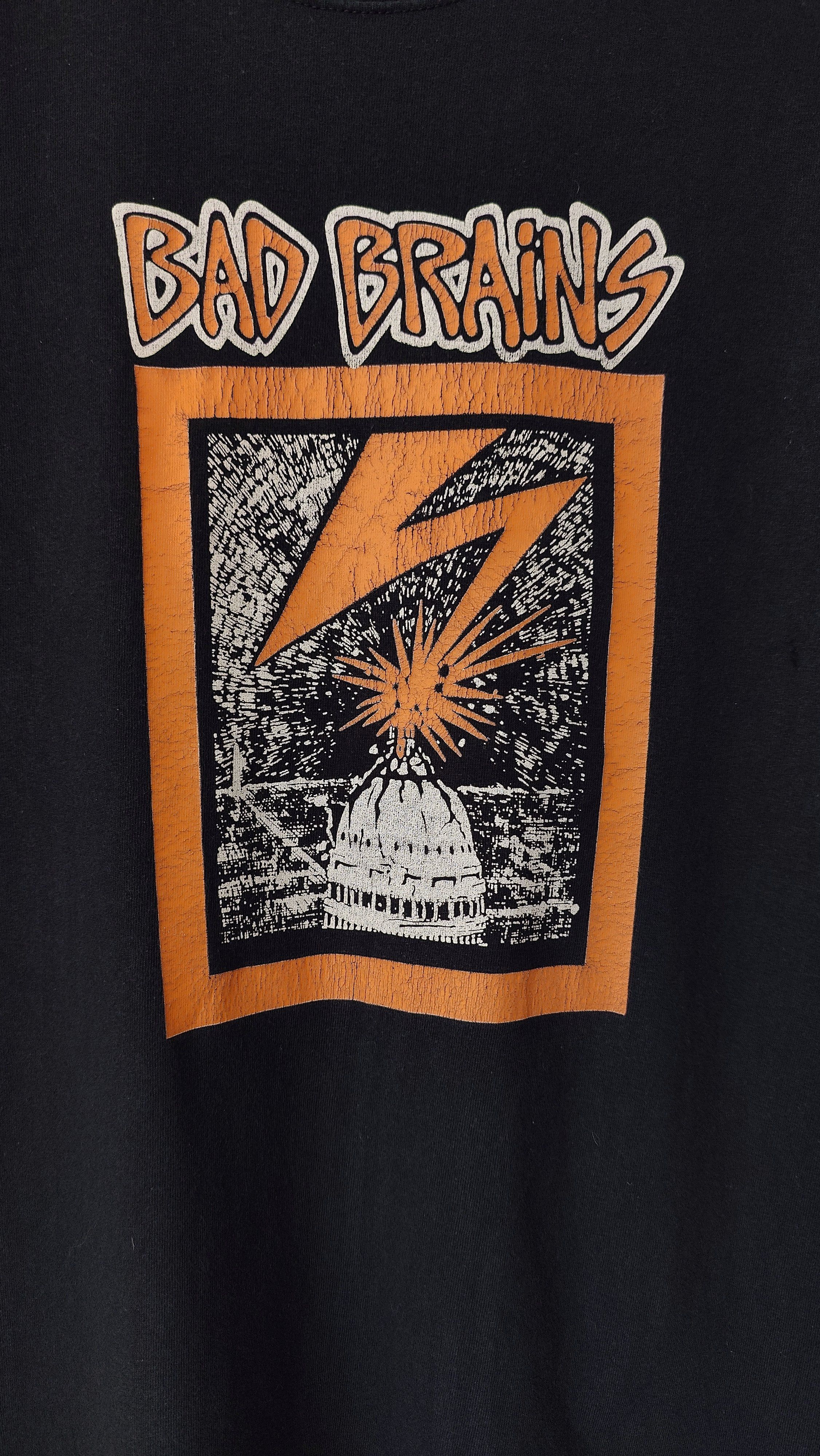 Band Tees Bad Brains Y2K Hardcore Band Vintage Tshirt Size US L / EU 52-54 / 3 - 2 Thumbnail