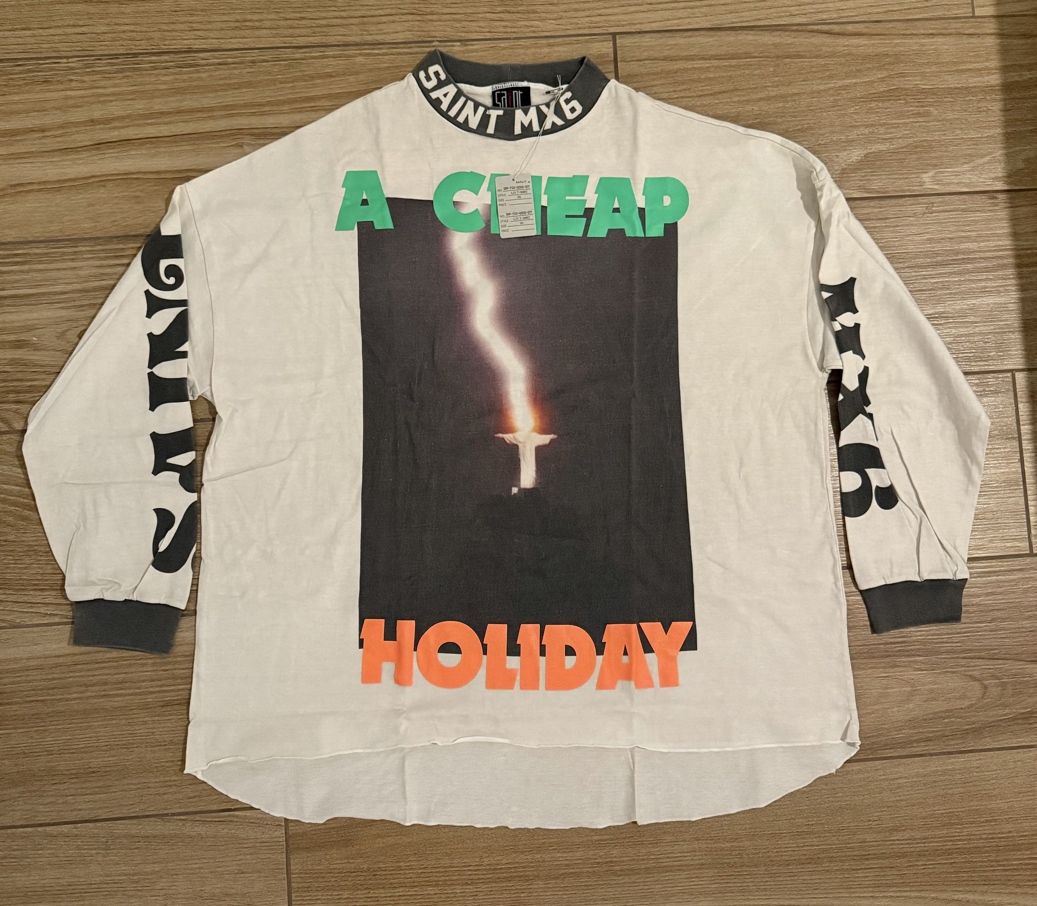 Saint Michael Saint Michael A Cheap Holiday L S Tee One Size Grailed