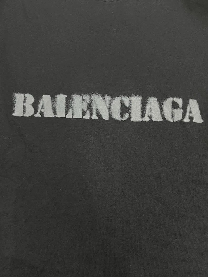 Balenciaga Balenciaga Letter Print Crew Neck Pullover Short Sleeve T- Size US S / EU 44-46 / 1 - 3 Thumbnail
