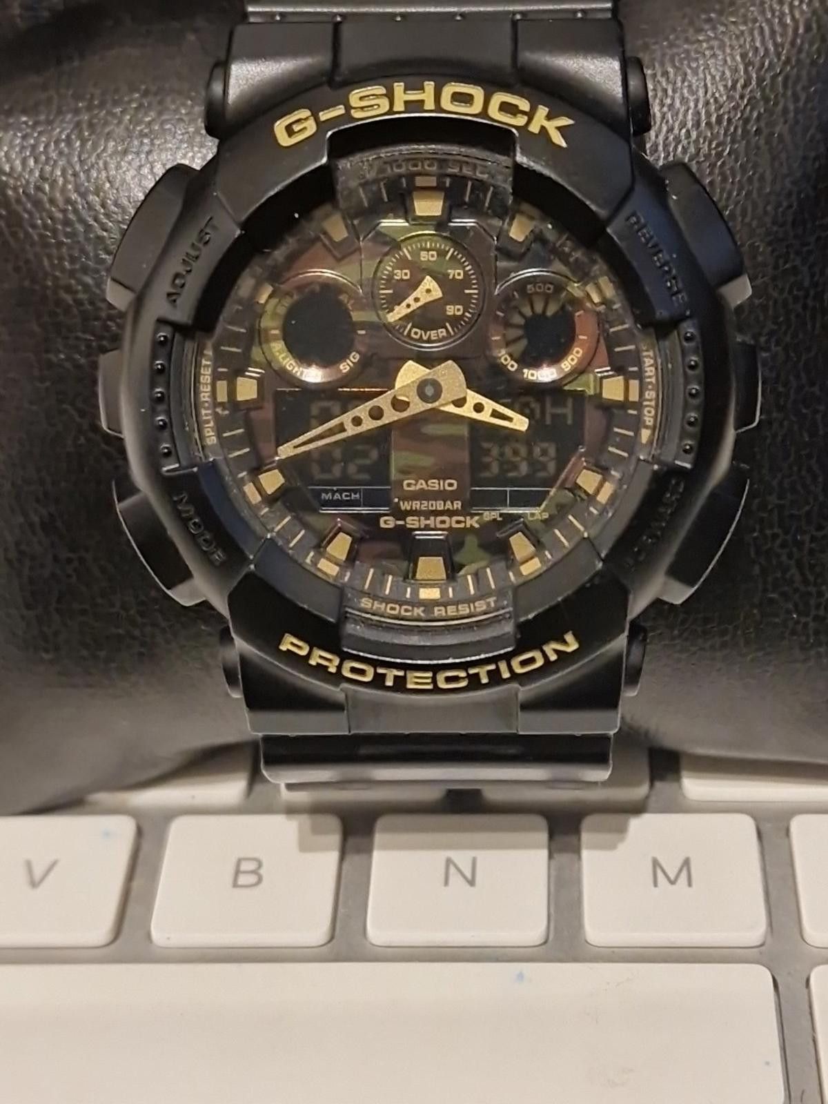 Casio Casio G-Shock GA-100 Alarm Camouflage Watch Useed Great Cond Size ONE SIZE - 1 Thumbnail