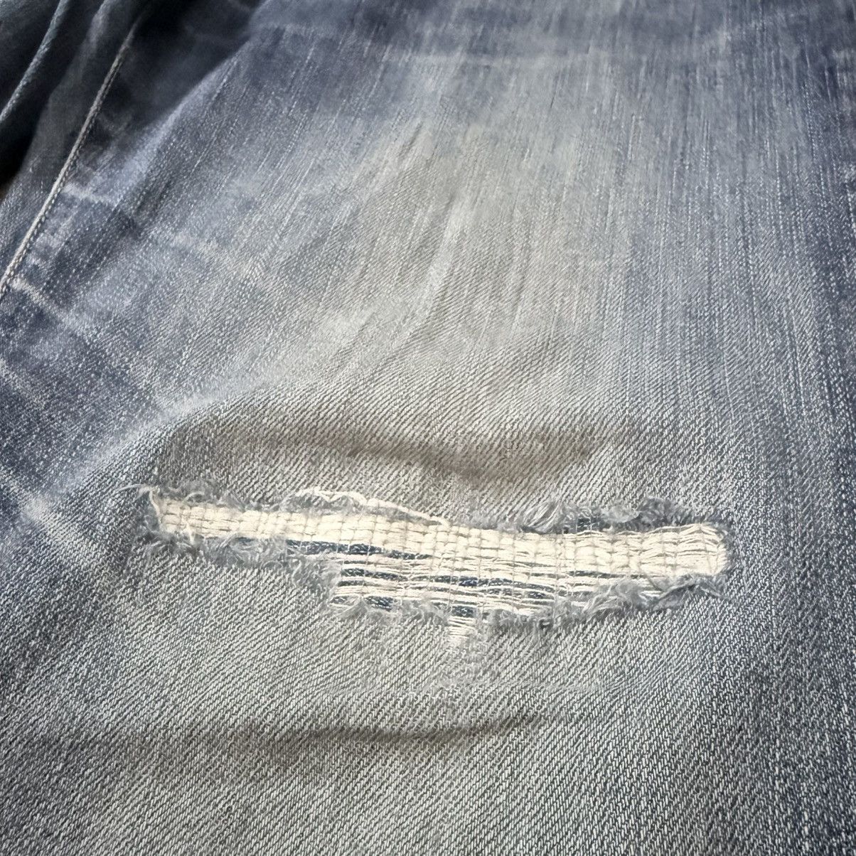 Jun Takahashi Vintage Archive Japanese Denim Uniqlo Natural Fit Wideleg Size US 36 / EU 52 - 5 Thumbnail