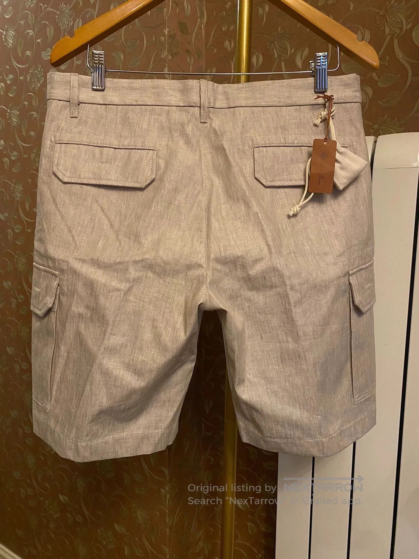 Loro Piana Beige Cargo Shorts Size 32. Size US 32 / EU 48 - 3 Thumbnail