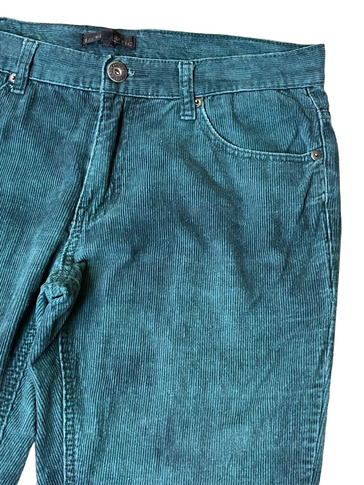 In The Attic IN THE ATTIC GREEN CORDUROY JEANS Size US 33 - 4 Thumbnail