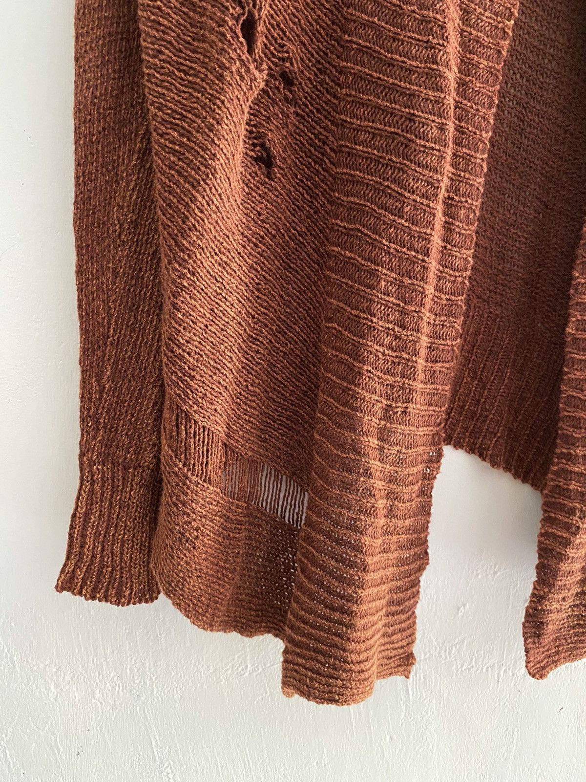 If Six Was Nine × Japanese Brand × Le Grande Bleu (L.G.B.) Vintage rococo distressed grunge crazy knit Size US M / EU 48-50 / 2 - 4 Thumbnail