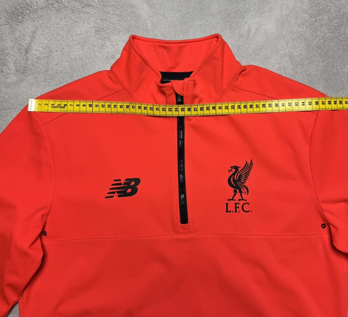 New Balance Liverpool 2016 2017 Football Soccer 1/3 Zip Top New Balance Size US S / EU 44-46 / 1 - 14 Thumbnail
