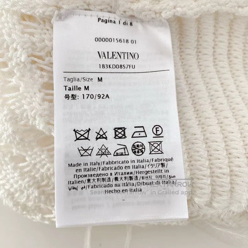 Valentino Valentino White openwork dress Size M / US 6-8 / IT 42-44 - 6 Thumbnail