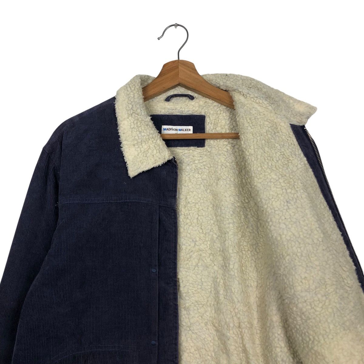 Issey Miyake Vintage Biker Corduroy Jacket Madison Walker Sherpa Blanket Size US L / EU 52-54 / 3 - 8 Thumbnail