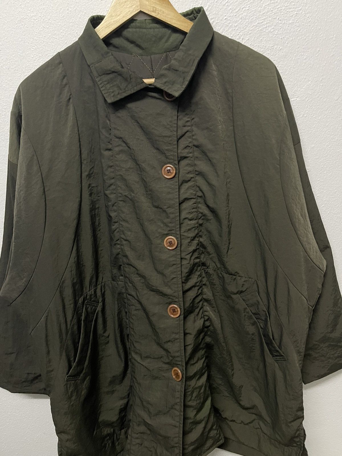 Yohji Yamamoto 1990s Y’S COLLECTION YOHJI YAMAMOTO BUTTON UP JACKET Size US L / EU 52-54 / 3 - 9 Thumbnail