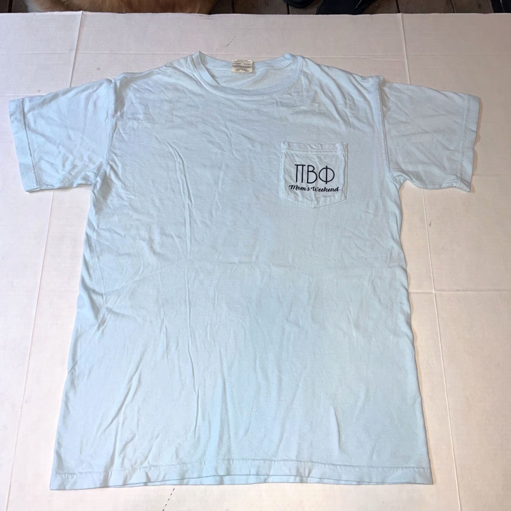 Comfort Colors Pi Beta Phi Shirt Unisex Adults Graphic Print Blue Large I Got It From My Mama Mom’s Weekend Sorority Tee Size US M / EU 48-50 / 2 - 2 Thumbnail