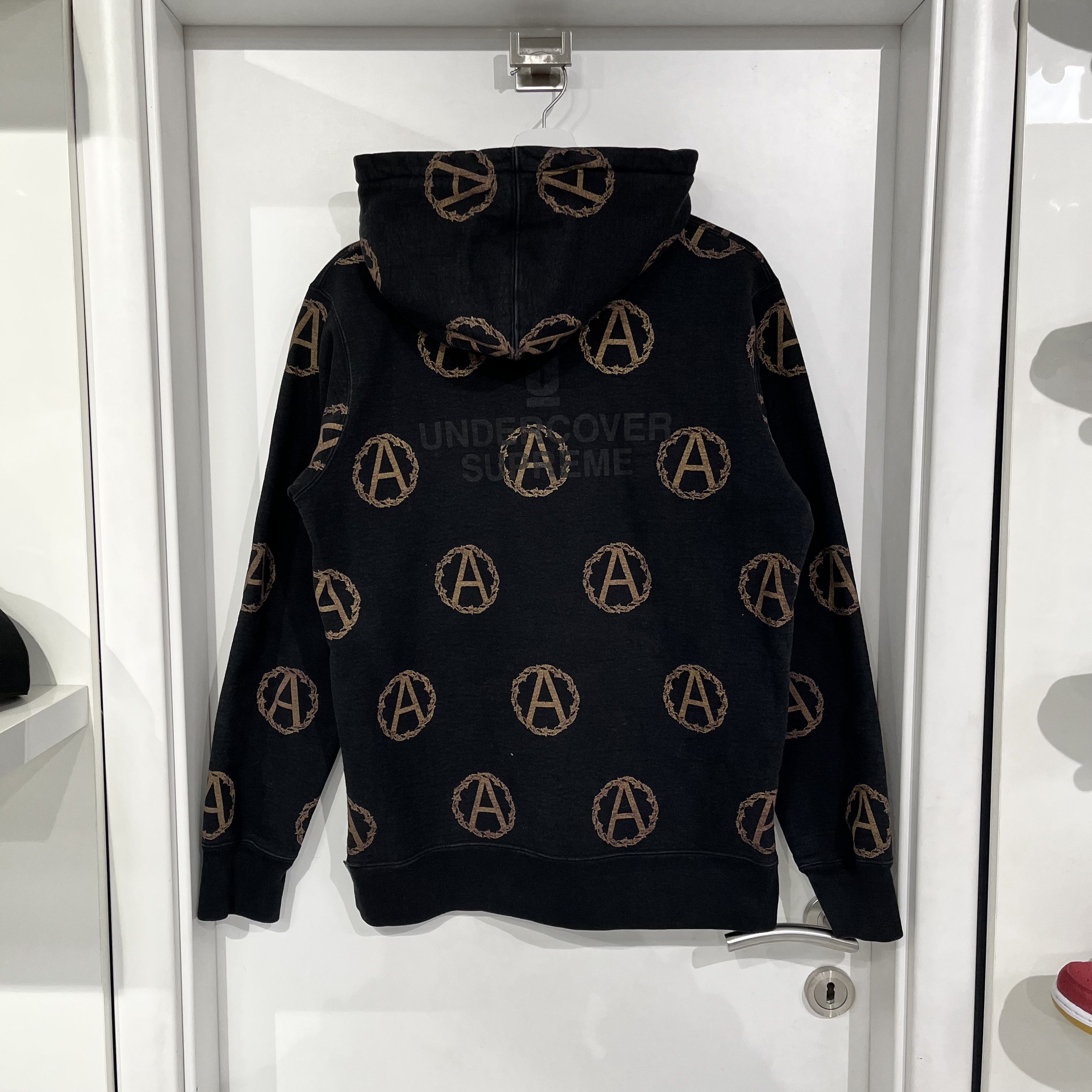 Supreme × Undercover Supreme x Underccover Anarchy Hooded Sweatshirt Black Size US M / EU 48-50 / 2 - 2 Thumbnail
