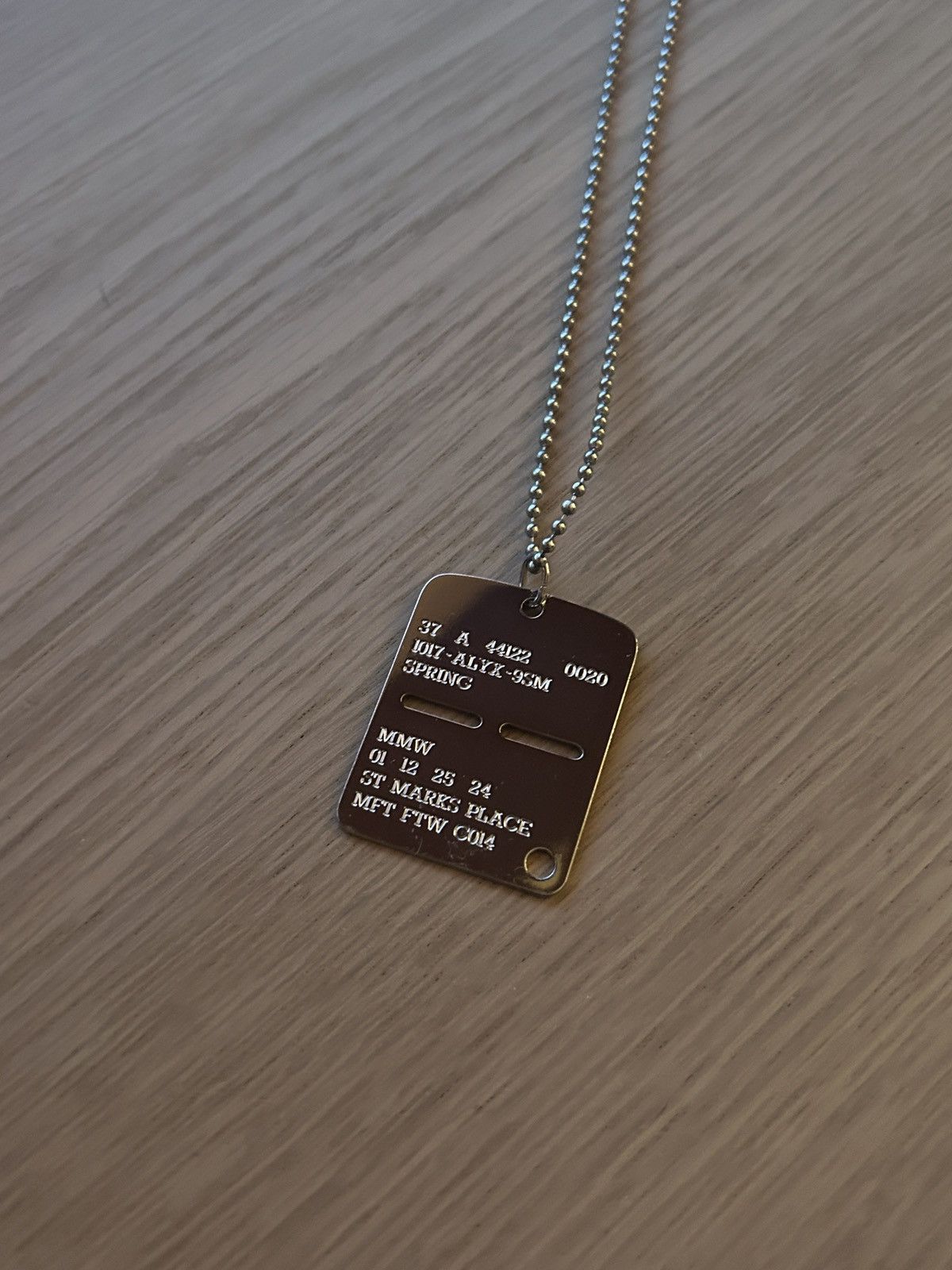 1017 ALYX 9SM × Alyx 1017 ALYX 9SM Military tag Size ONE SIZE - 3 Thumbnail