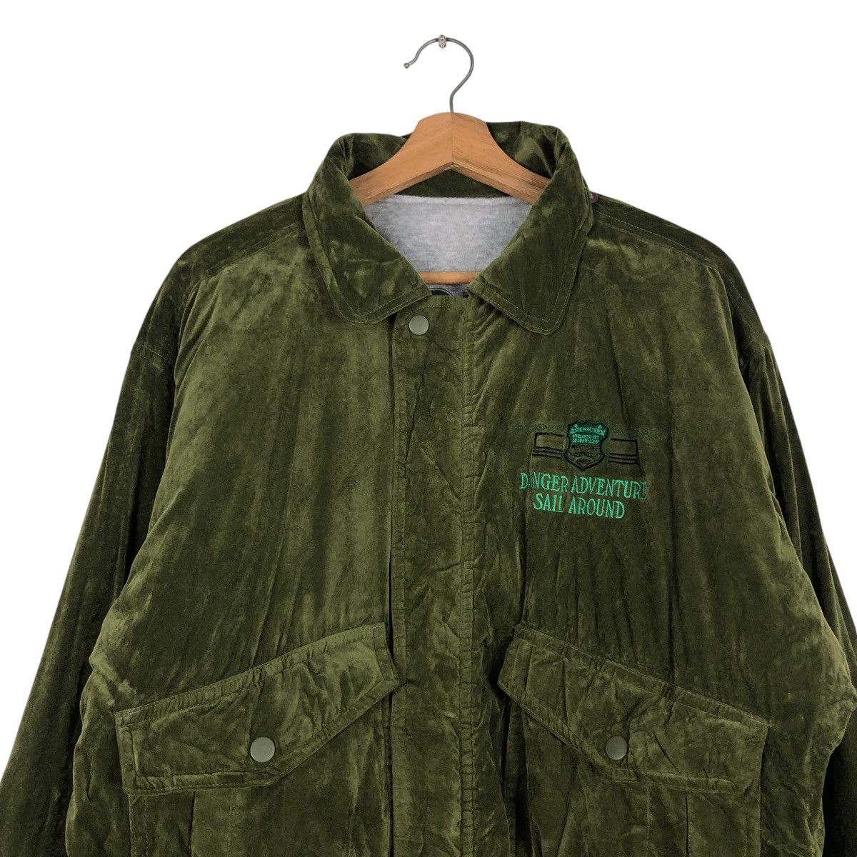 Japanese Brand VTG REVERSIBLE BOMBER JACKET VELVET DANGER SAIL ISSEYMIYAKE Size US M / EU 48-50 / 2 - 5 Thumbnail