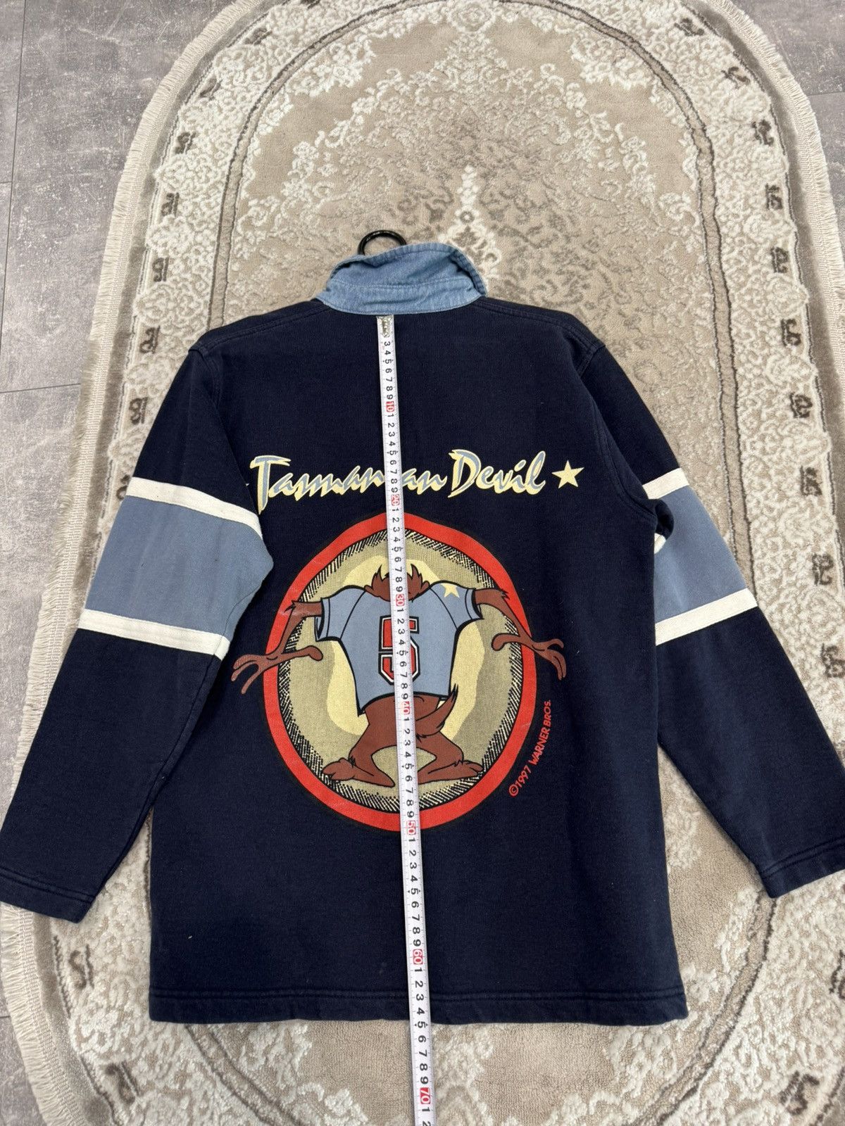 Cartoon Network Vintage 1997 Looney Tunes Taz Cool Xs Sweatshirt Polo Size US XS / EU 42 / 0 - 11 Thumbnail