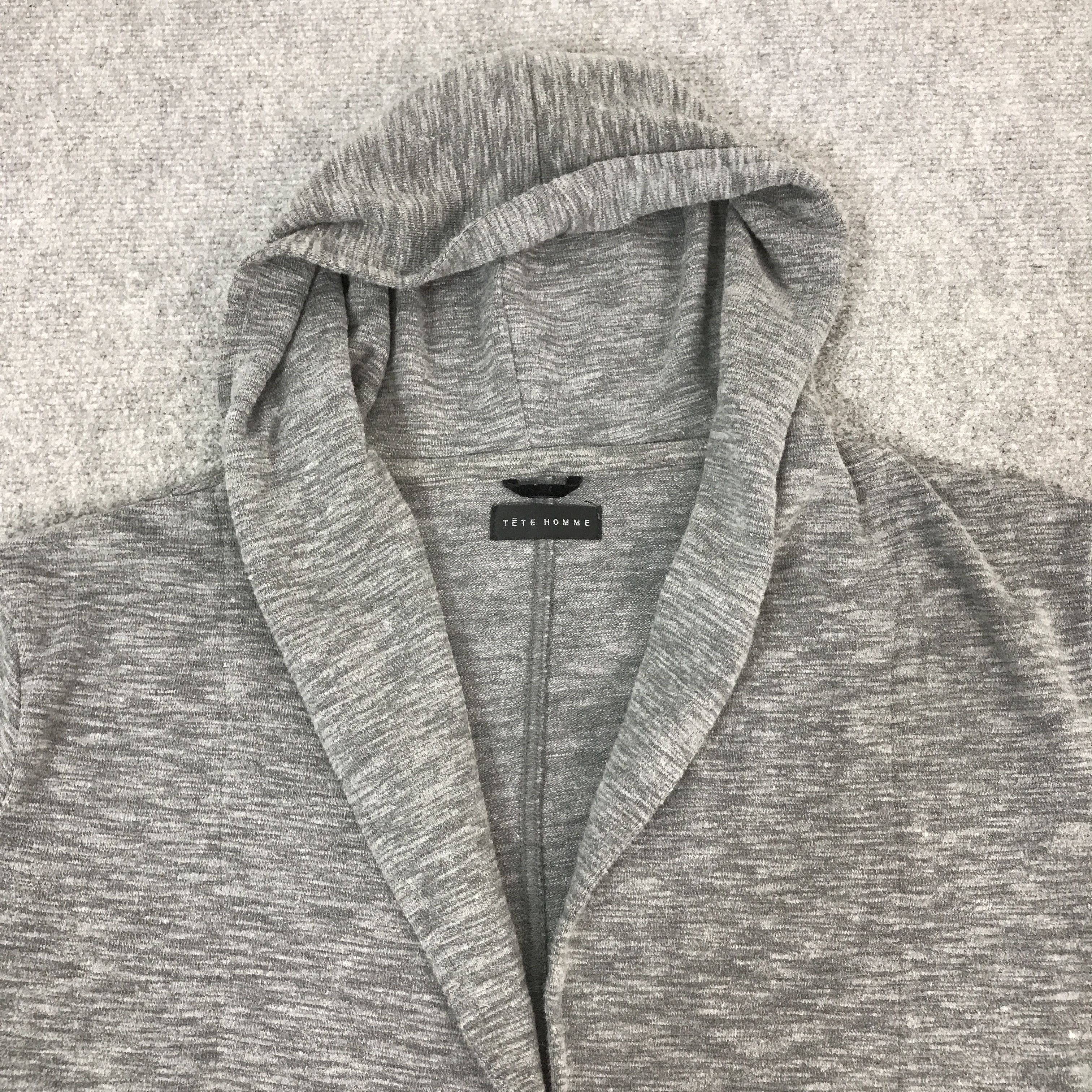 Tete Homme TETE HOMME BY ISSEY MIYAKE CARDIGAN HOODIES JACKET Size US L / EU 52-54 / 3 - 8 Thumbnail