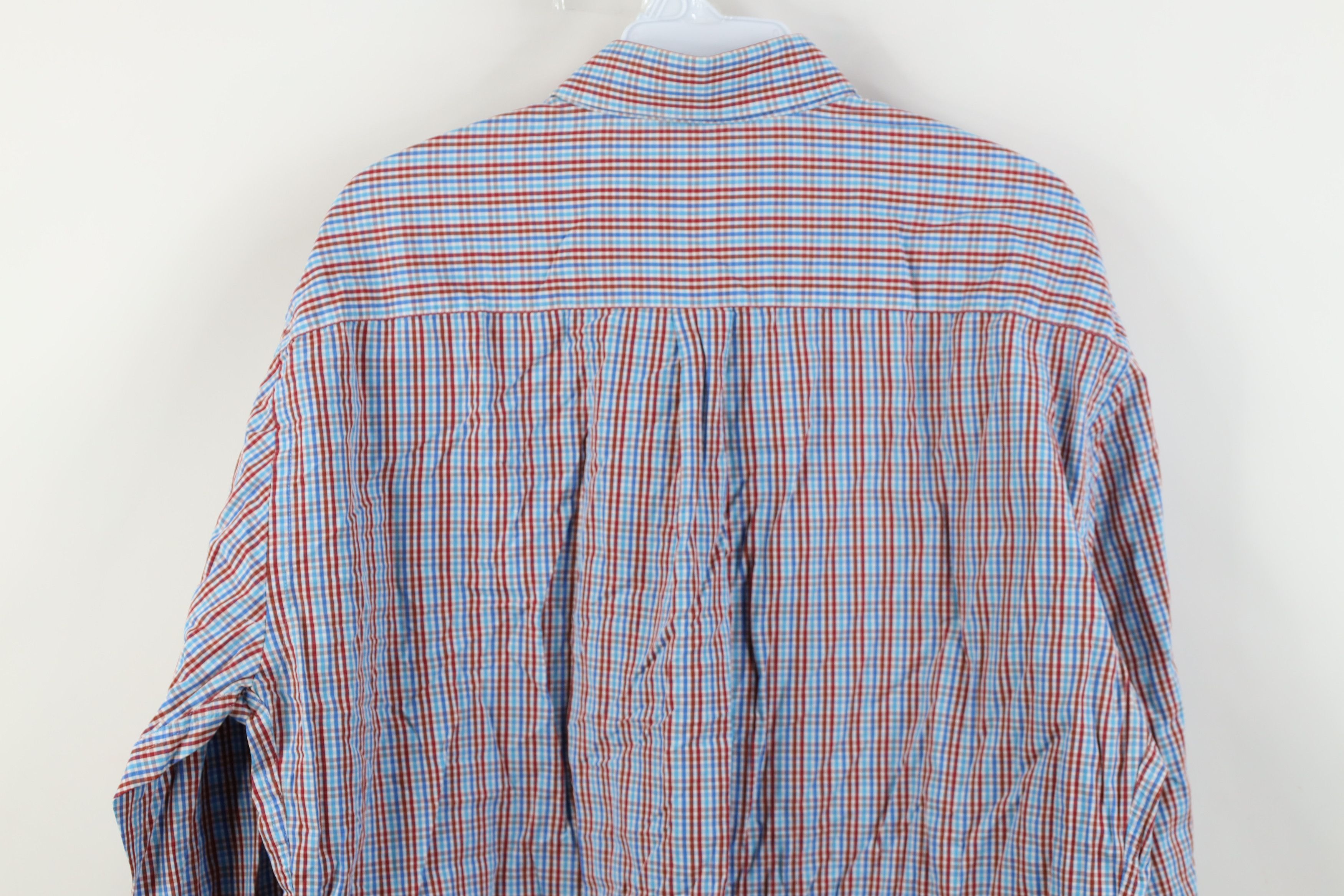 Peter Millar Peter Millar Collared Button Down Shirt Plaid Cotton Size US L / EU 52-54 / 3 - 11 Thumbnail