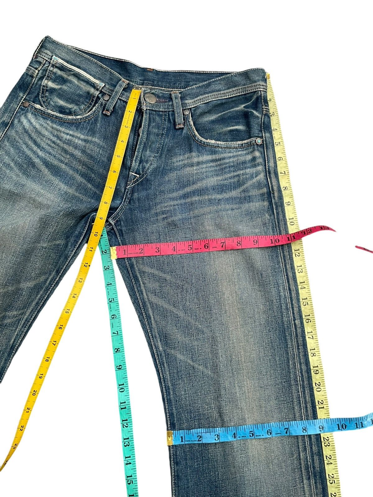 Levi's × Levi's Vintage Clothing × Vintage Vintage Flare Levis 807 Greenline Selvedge Denim Size 31" - 25 Thumbnail